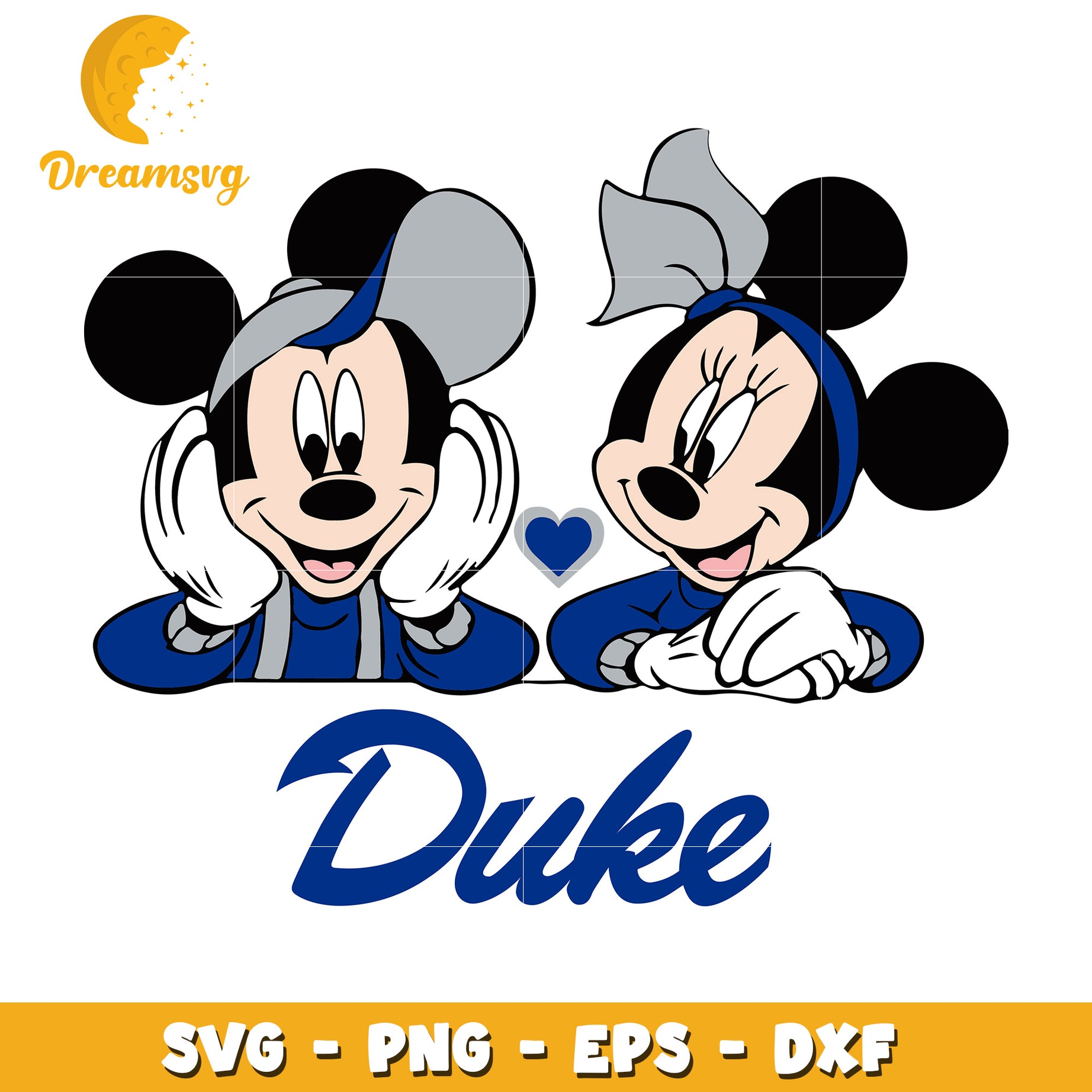 Duke Mickey Minnie SVG PNG EPS DXF