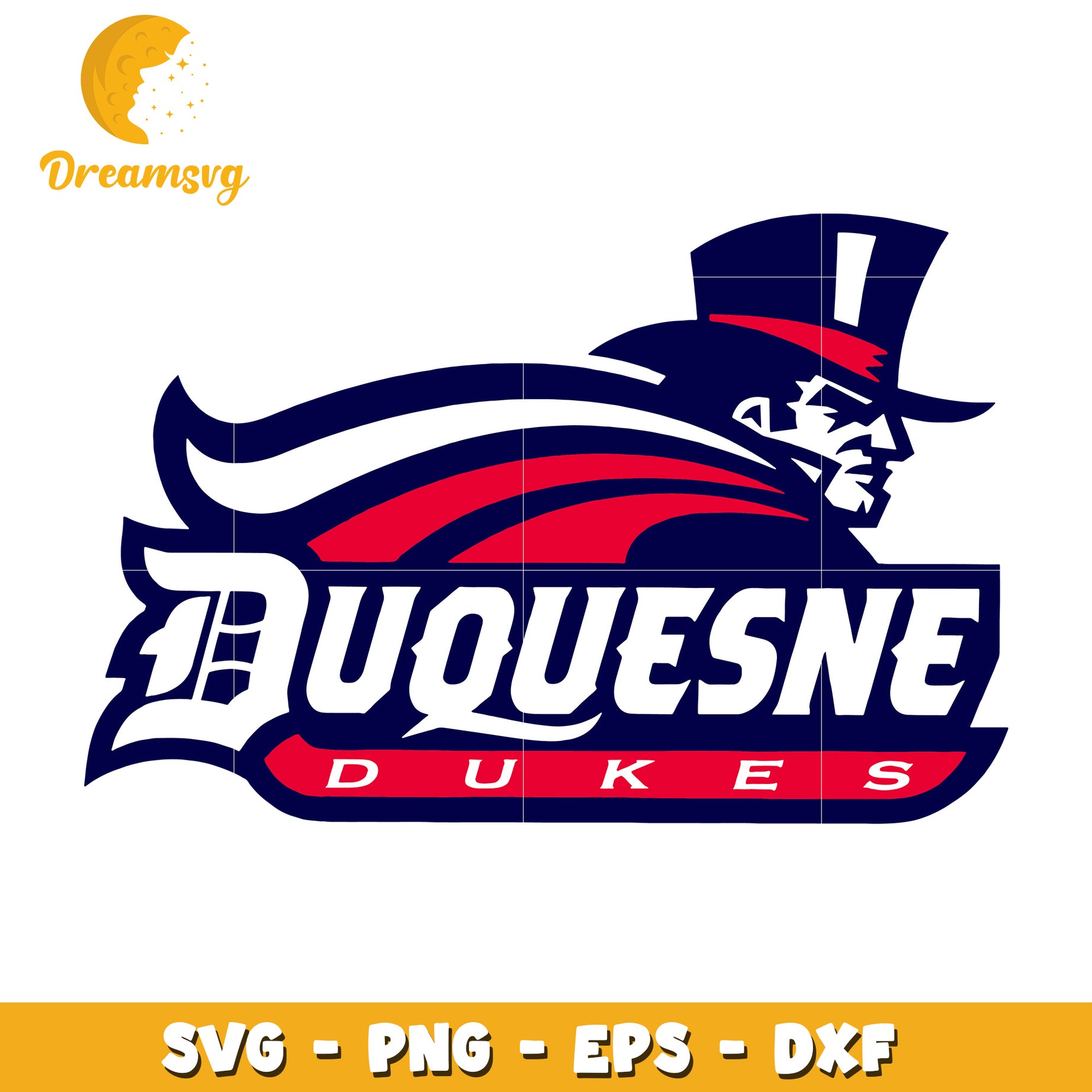 Duquesne Dukes SVG Logo PNG EPS DXF