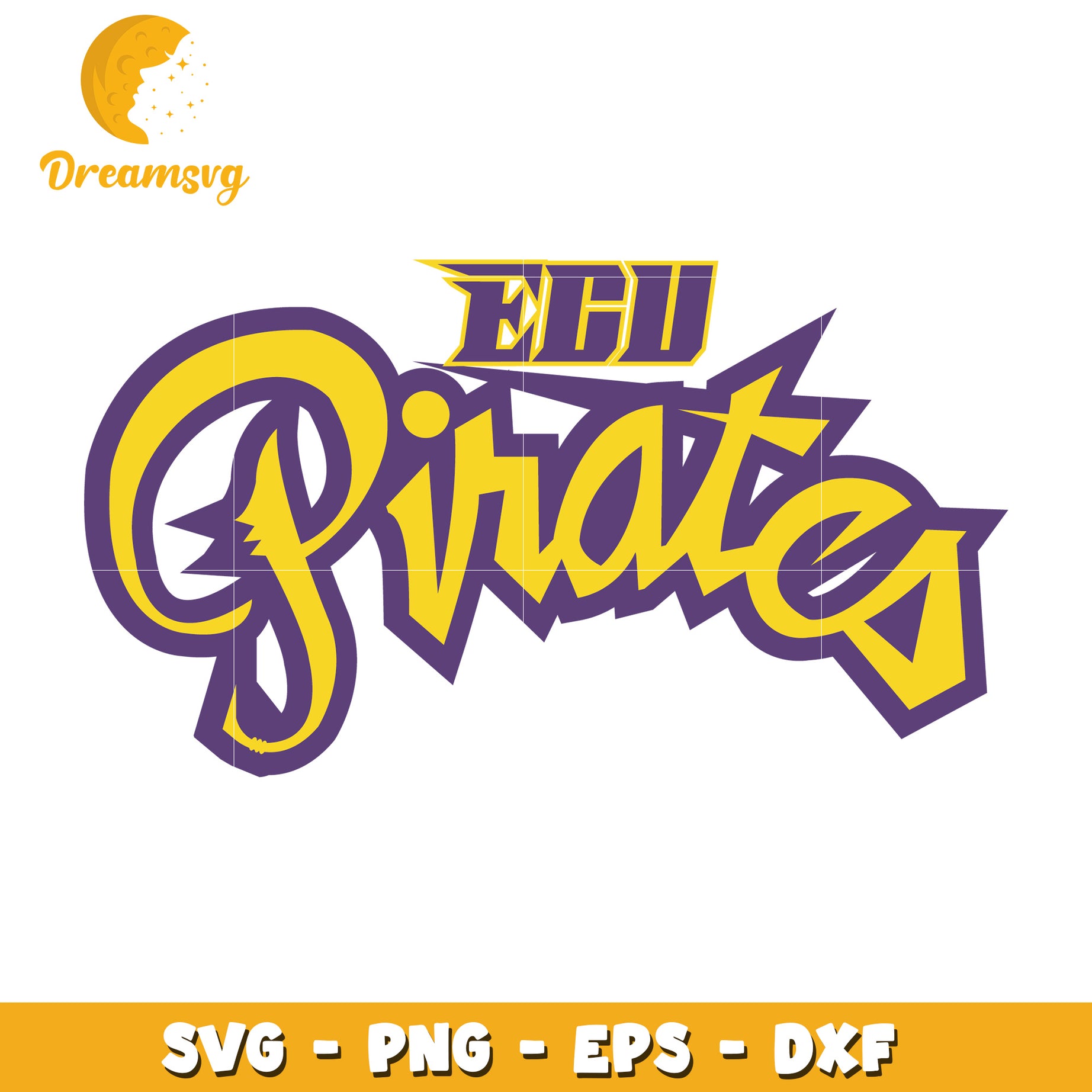 ECU Pirates SVG Cut File