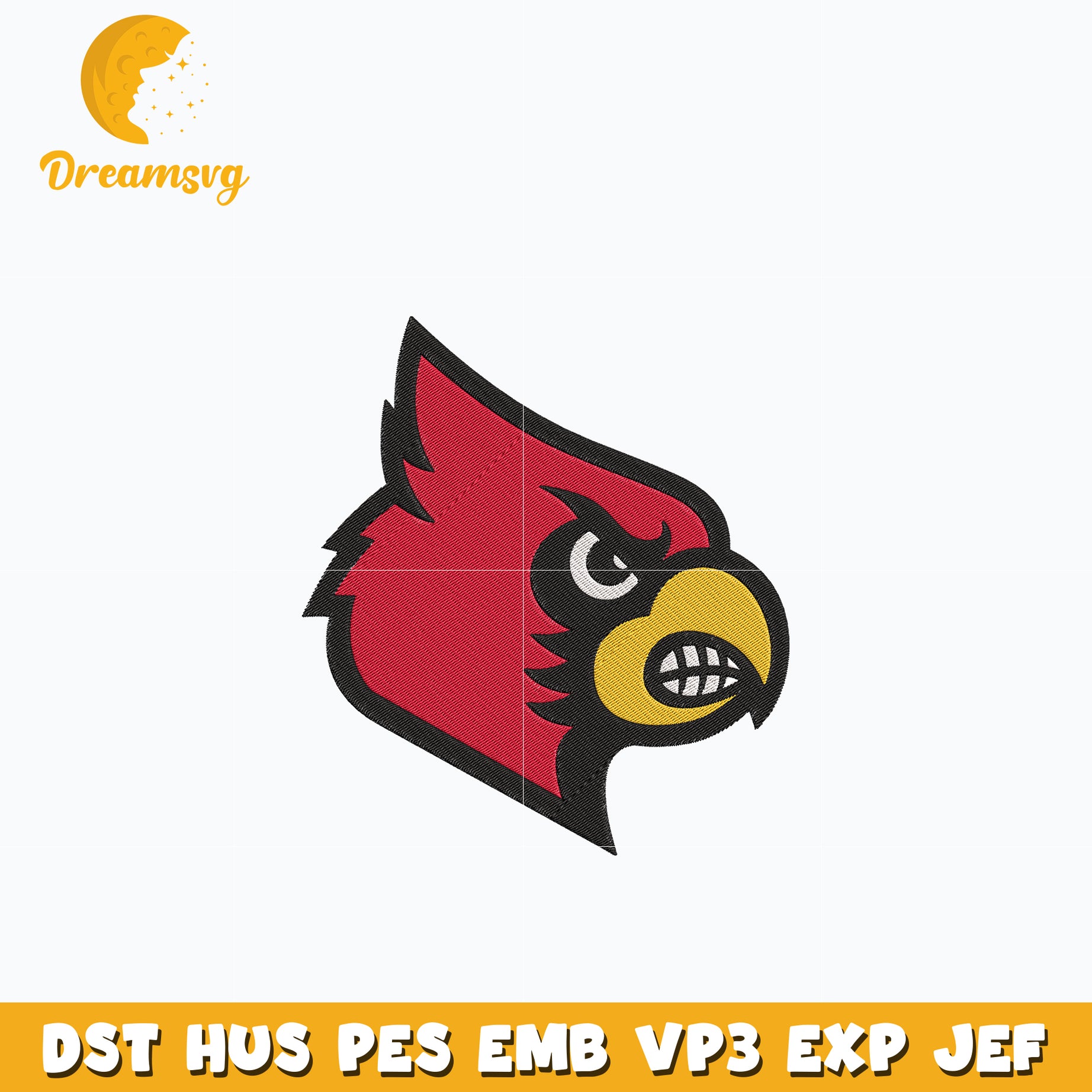 Louisville Cardinals embroidery design