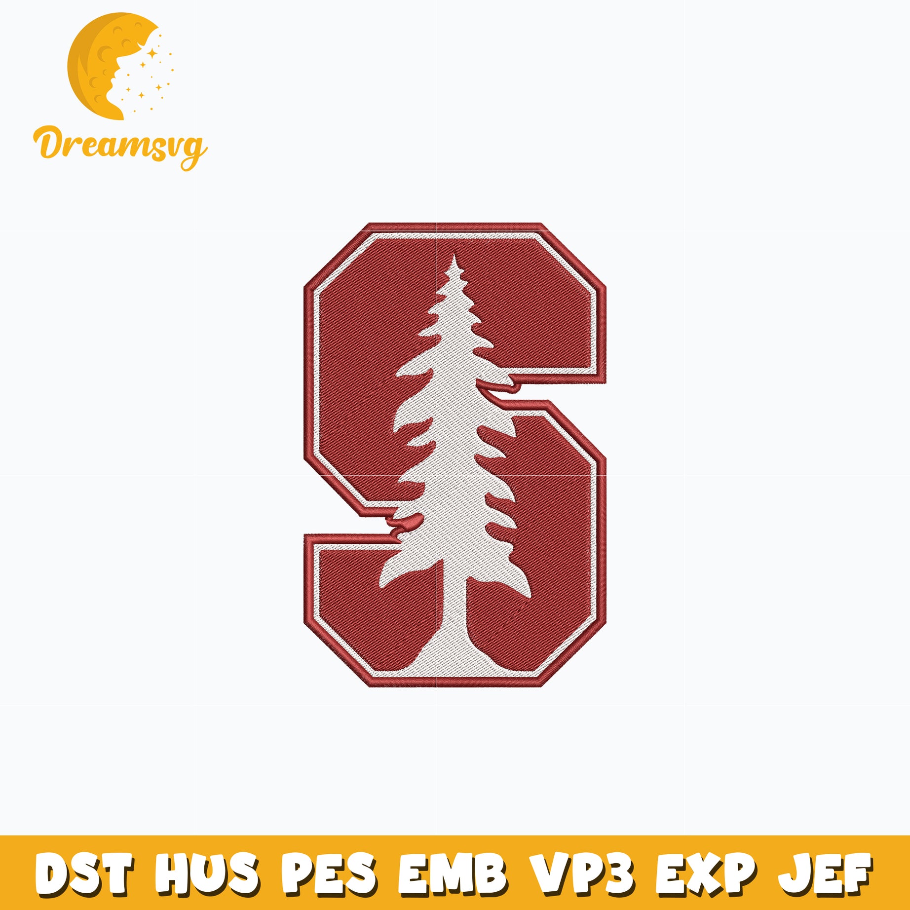 Stanford Athletics Logo embroidery design