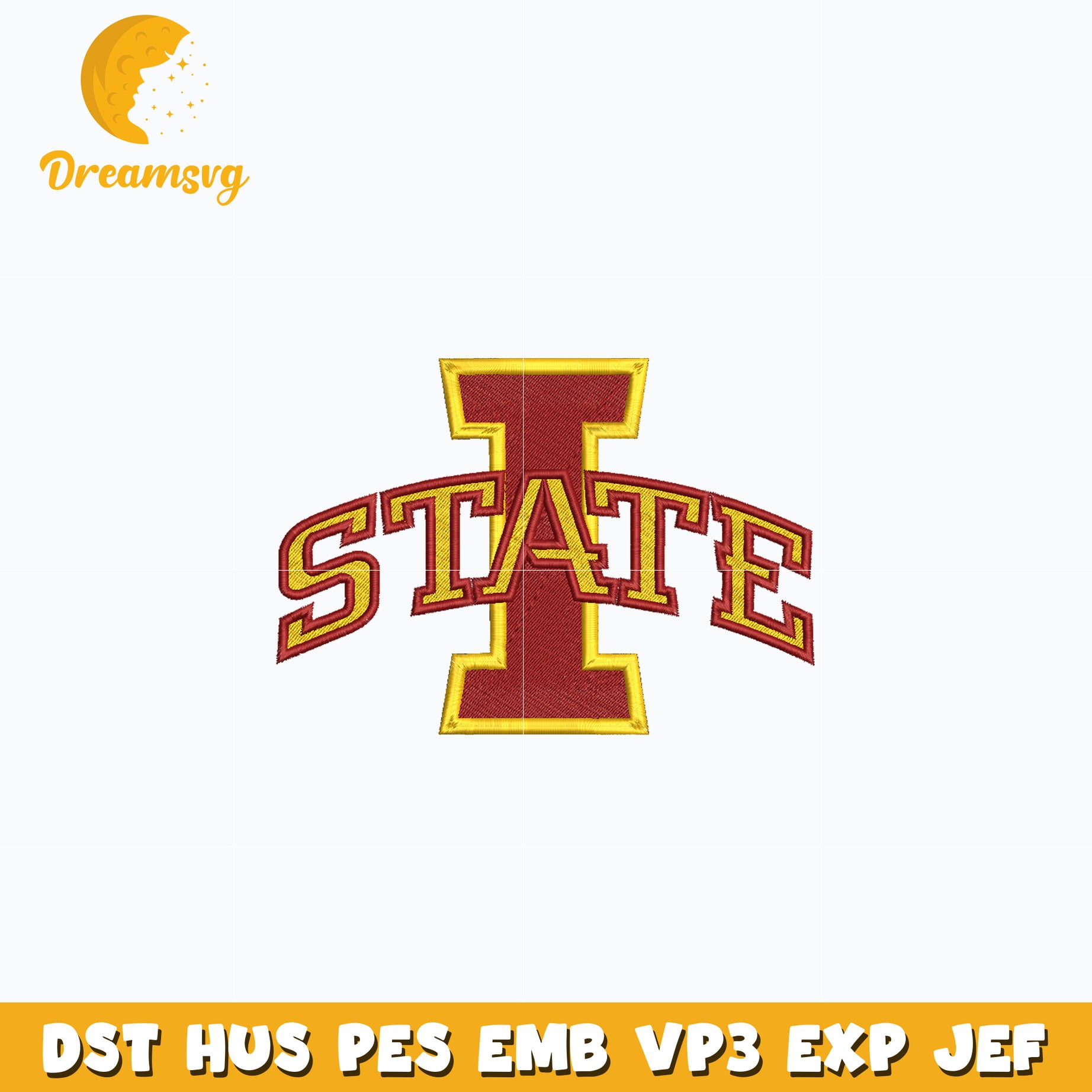 Iowa State Cyclones embroidery design