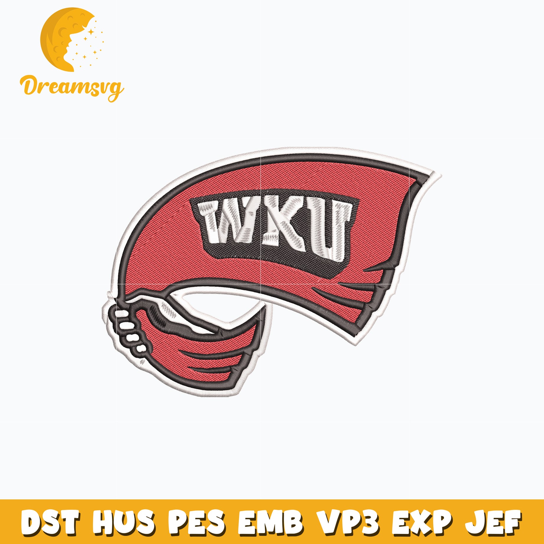 Western Kentucky Hilltoppers embroidery design