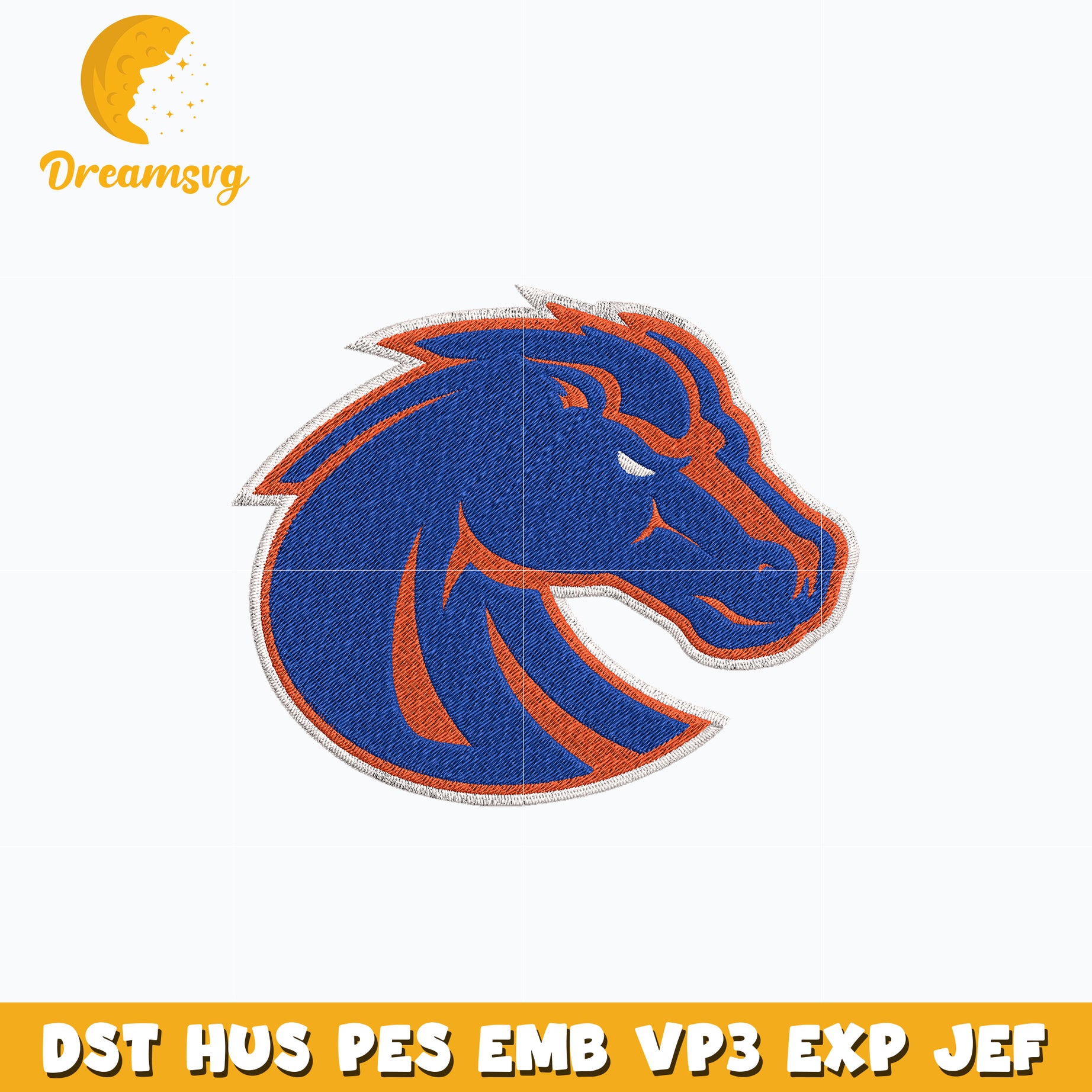 Boise State Broncos embroidery design