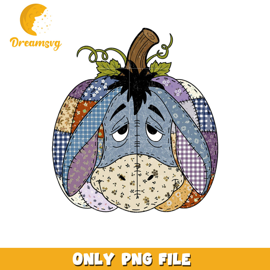 EEyore pumpkin design png, halloween cartoons png, spirit halloween png