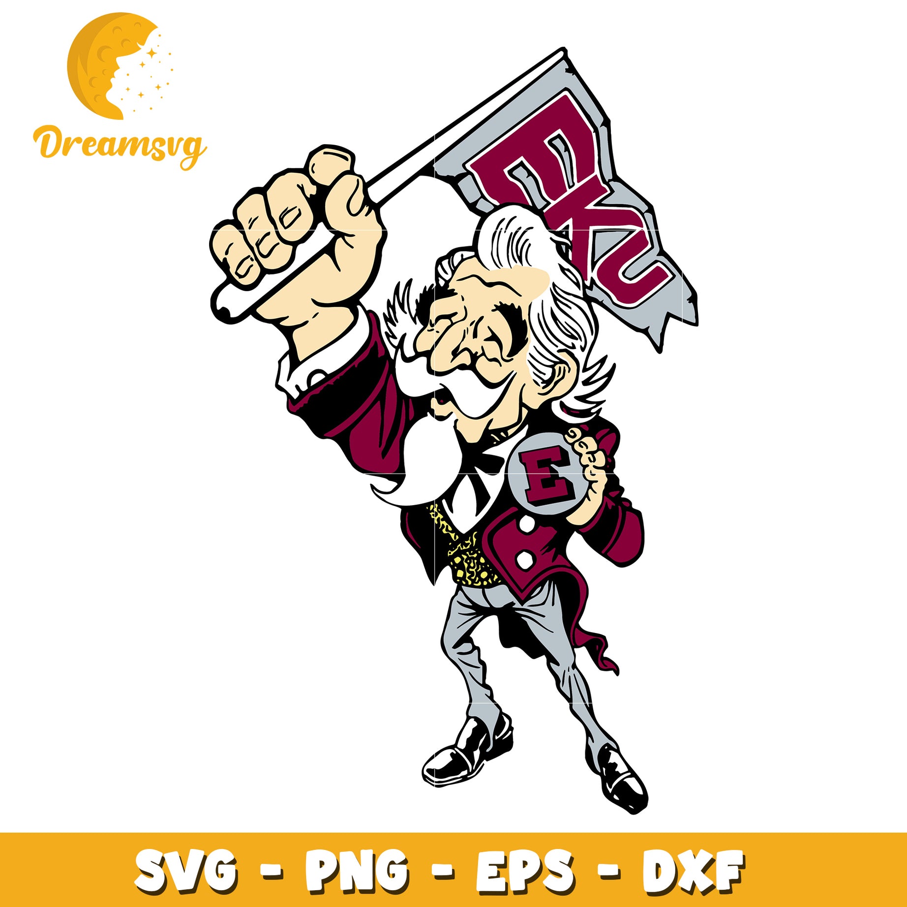 EKU Colonel SVG PNG EPS DXF Cut Files