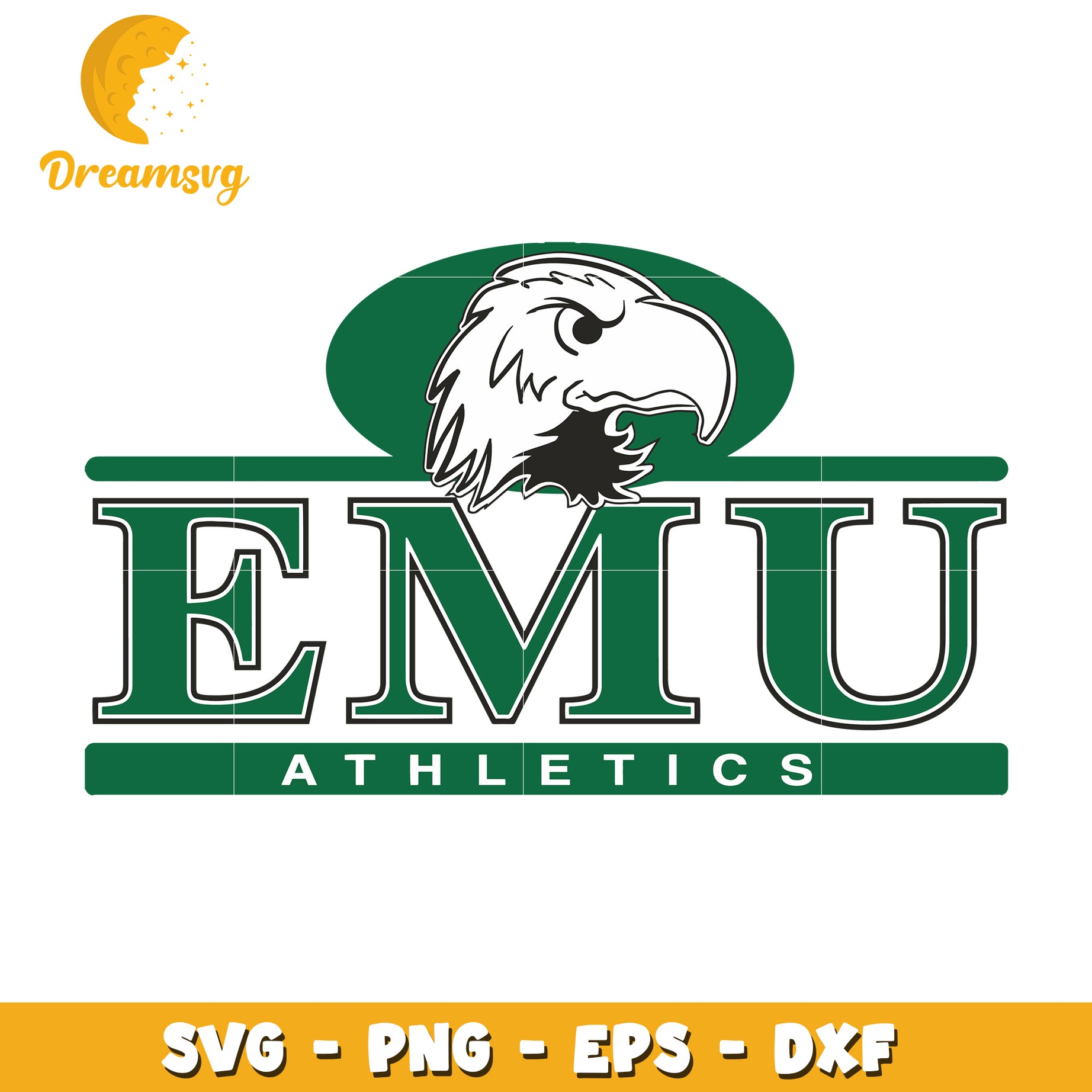 EMU Athletics SVG Cut File