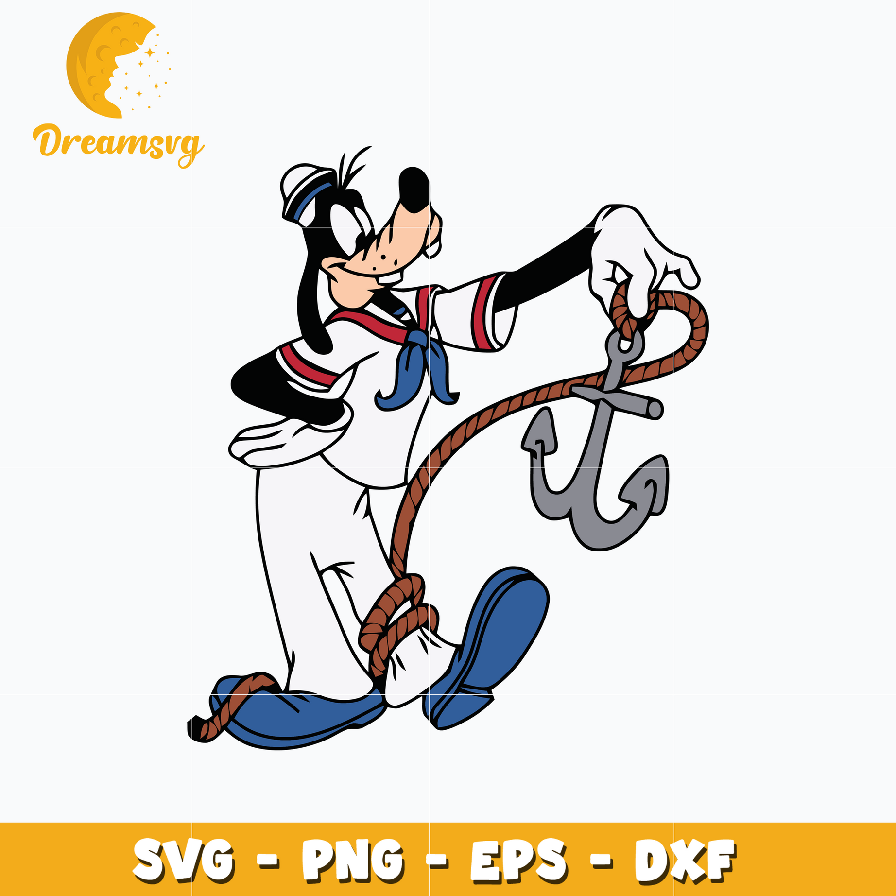 Goofy mickey friends disney cruise svg