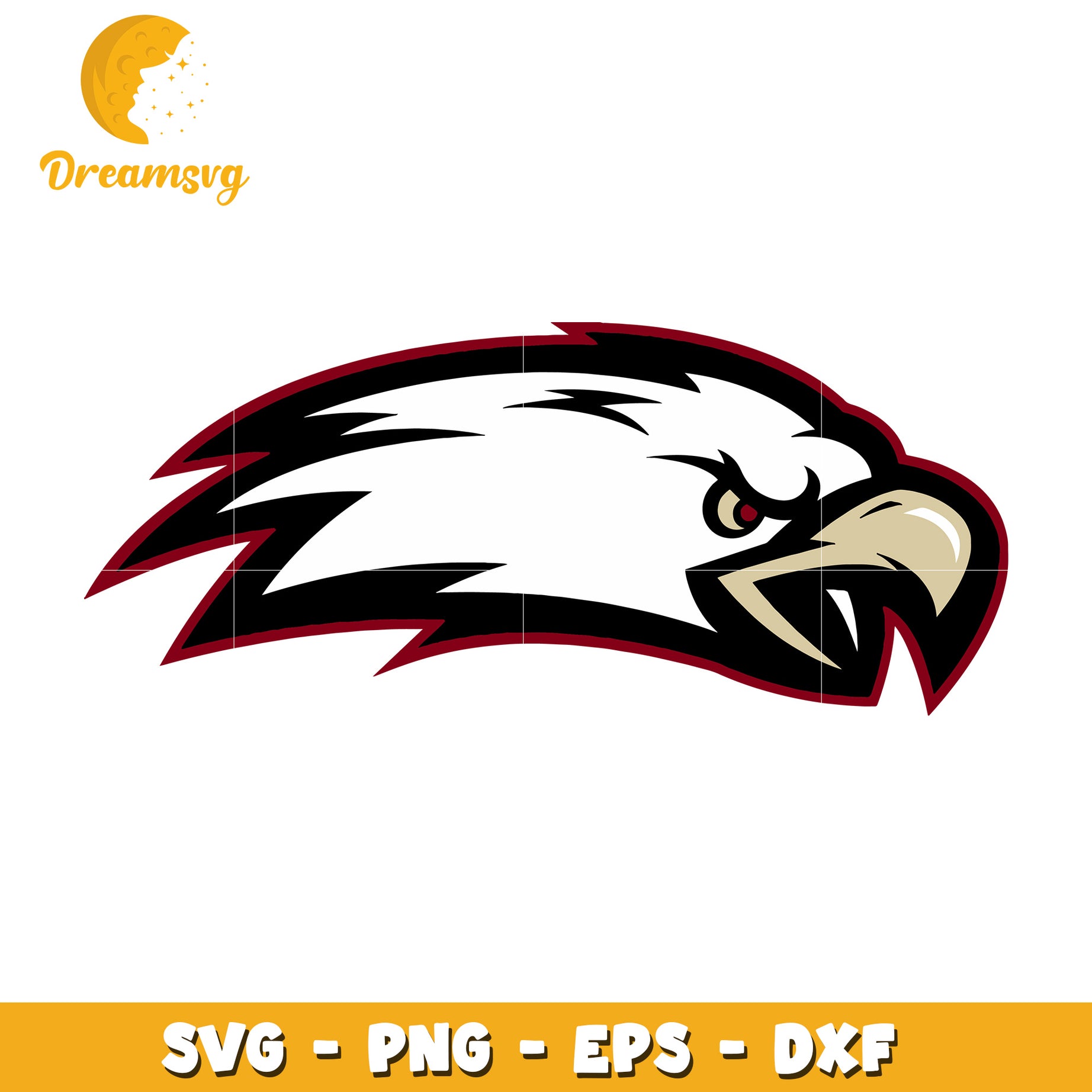 Eagle Head SVG PNG EPS DXF Files