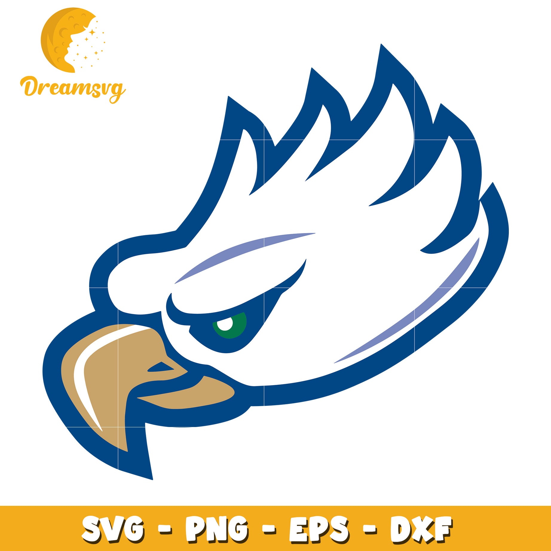 Eagle Head SVG PNG EPS DXF Files