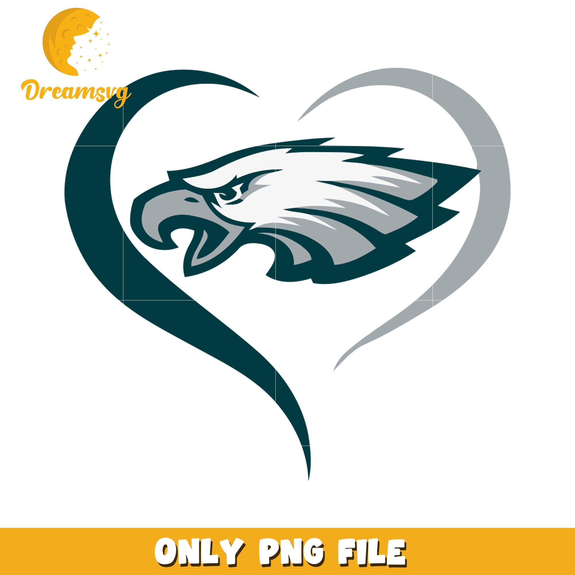 Eagle Heart PNG Love Eagles Design