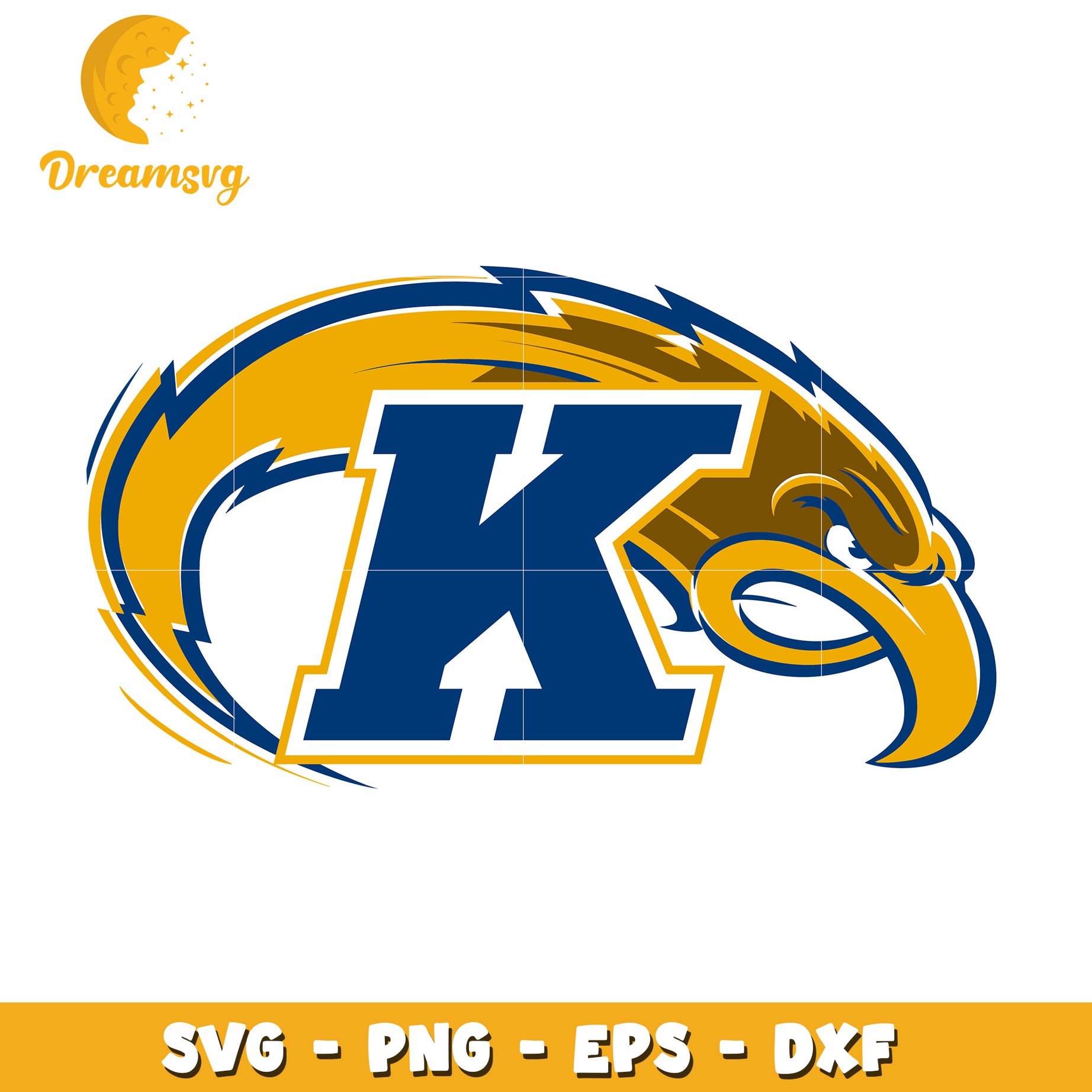 Eagle K Logo SVG PNG EPS DXF