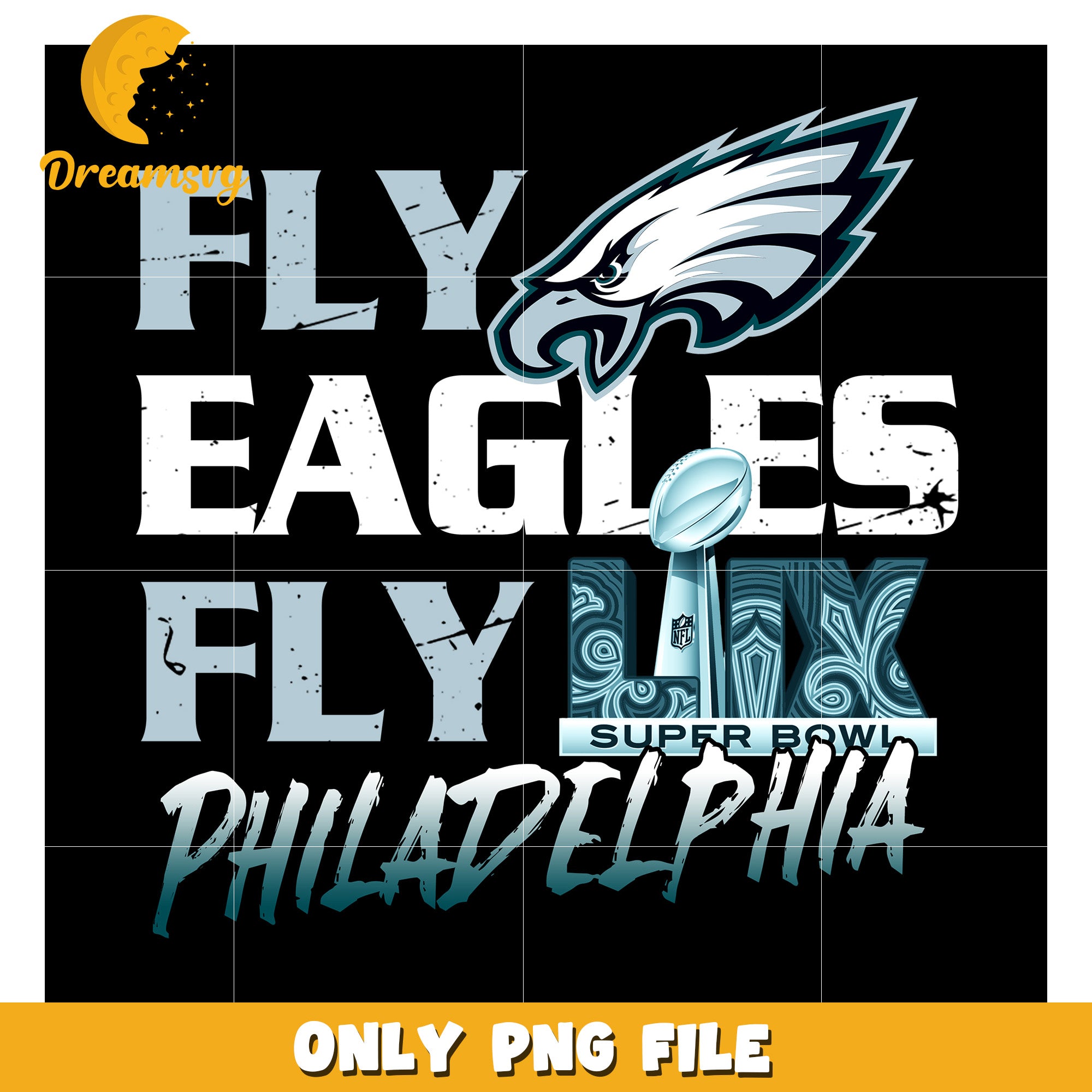 Eagles Fly Super Bowl Philadelphia PNG File Design
