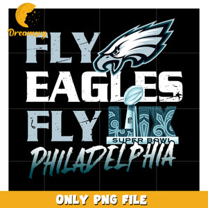 Eagles Fly Super Bowl Philadelphia PNG File Design