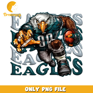 Eagles Football PNG Graphic for Fans and Designers