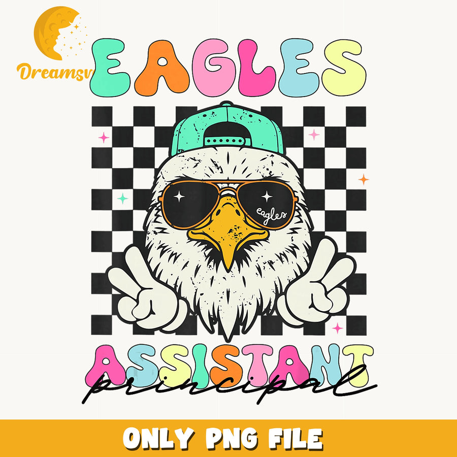 Eagles Assistant Principal PNG, Cool Eagle Mascot School, Teacher PNG