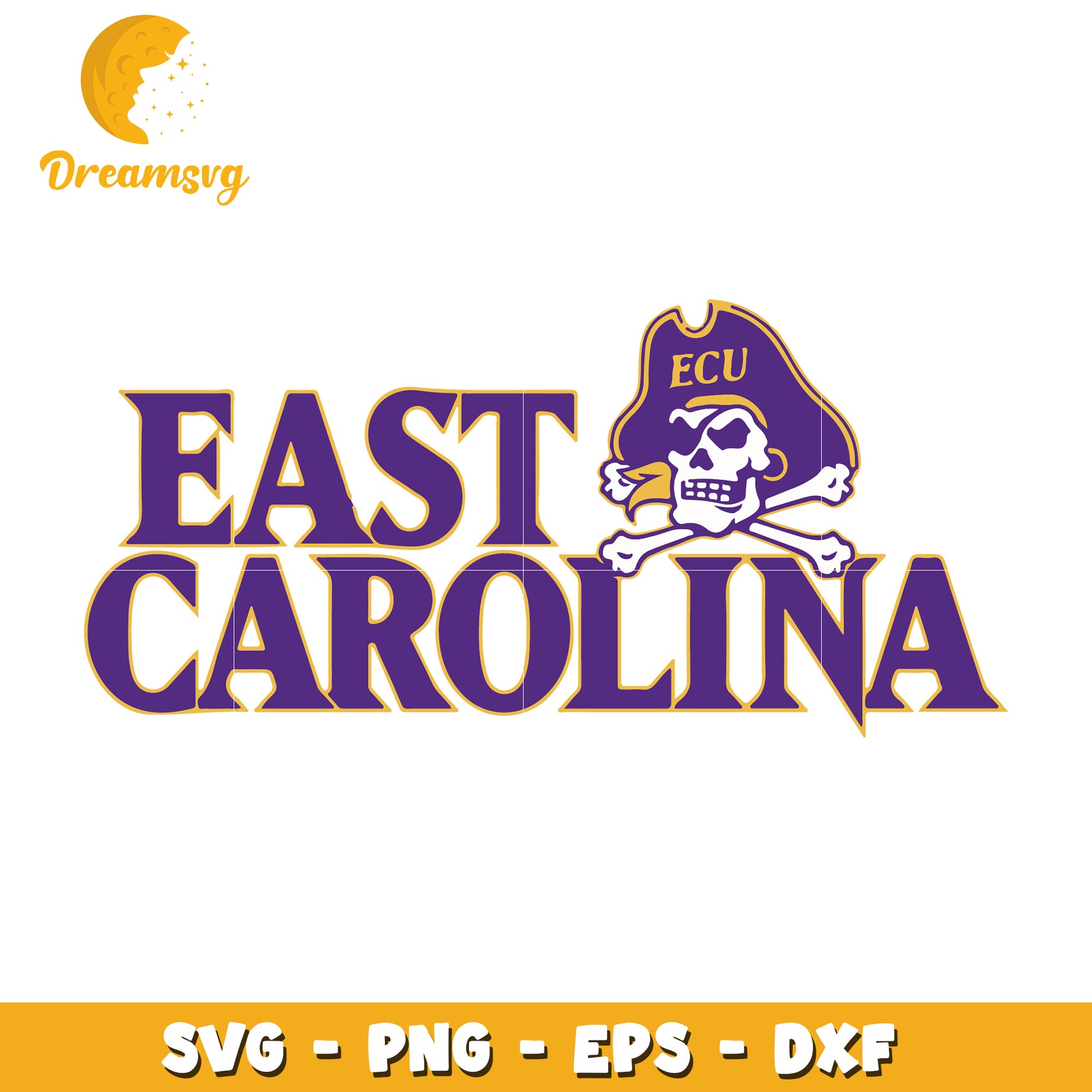 East Carolina Pirates SVG PNG EPS DXF