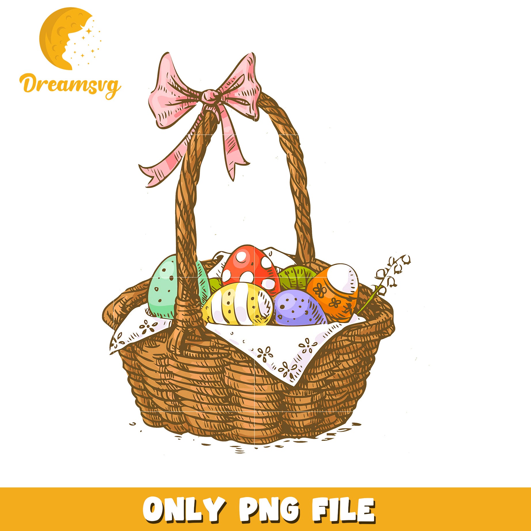 Easter Basket PNG Clipart