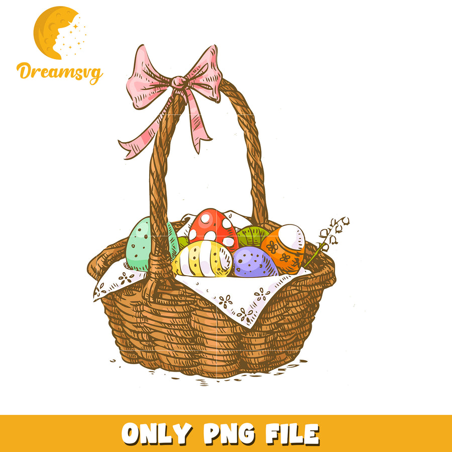 Easter Basket PNG Clipart