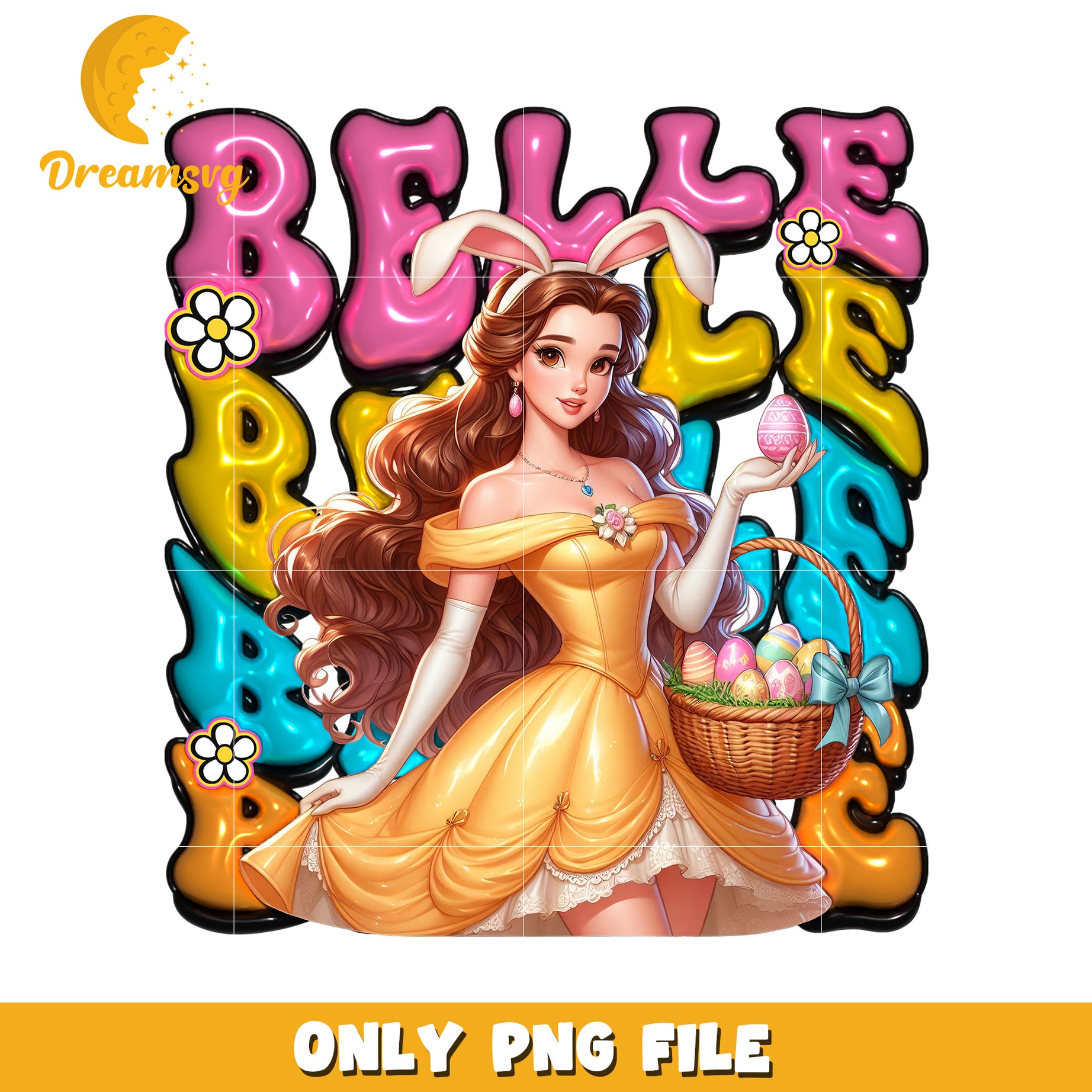 Easter Belle PNG Sublimation