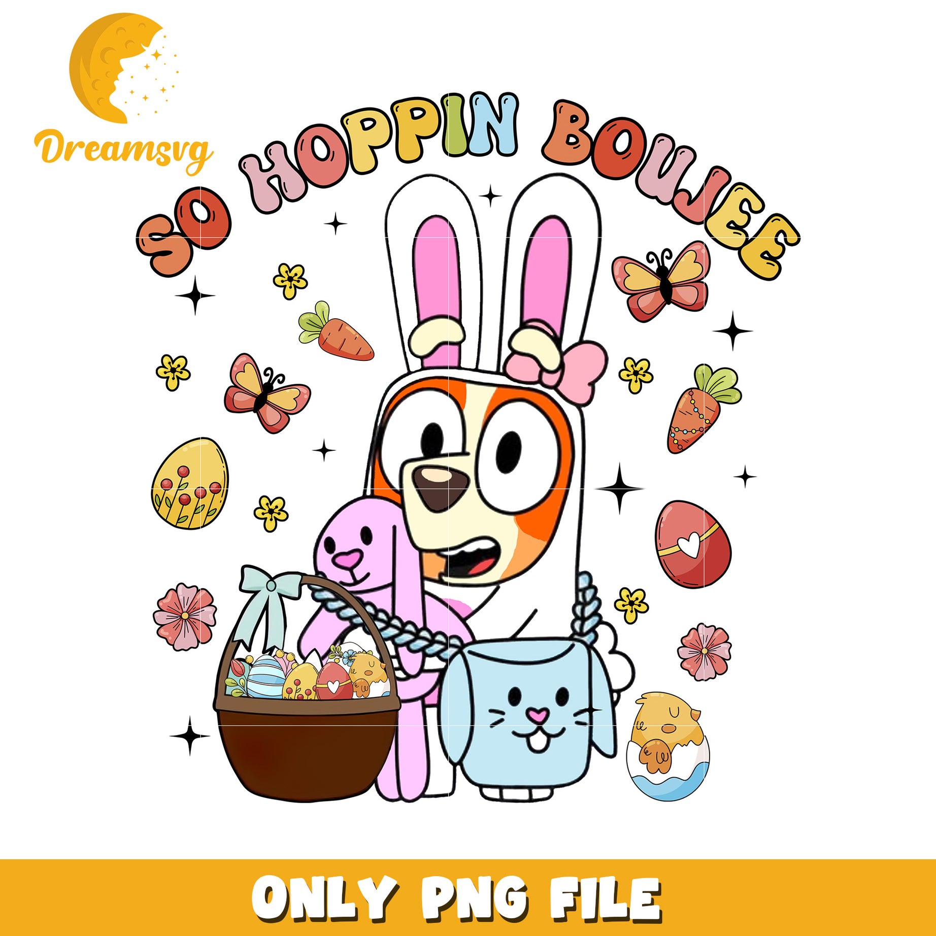 Easter Bunny Bingo PNG Download