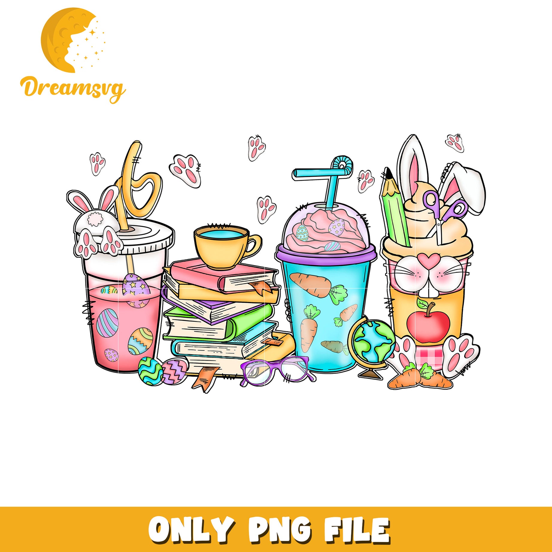 Easter Bunny School PNG Clipart