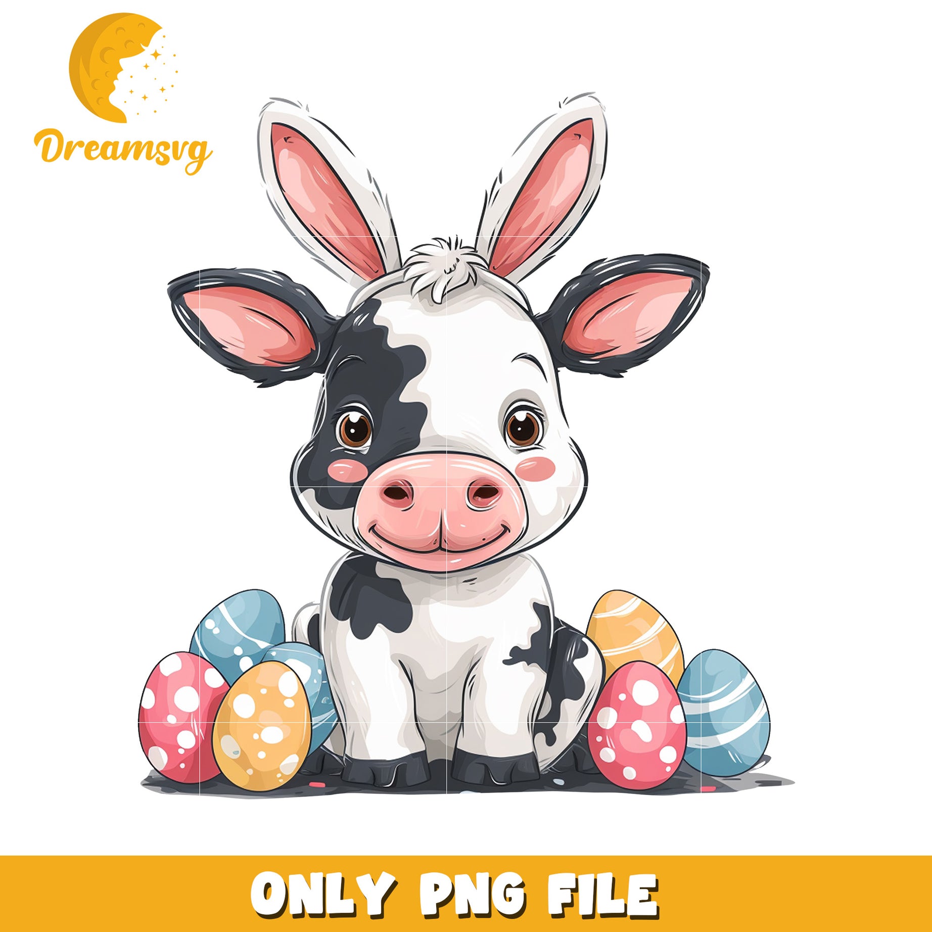 Easter Cow PNG Clipart