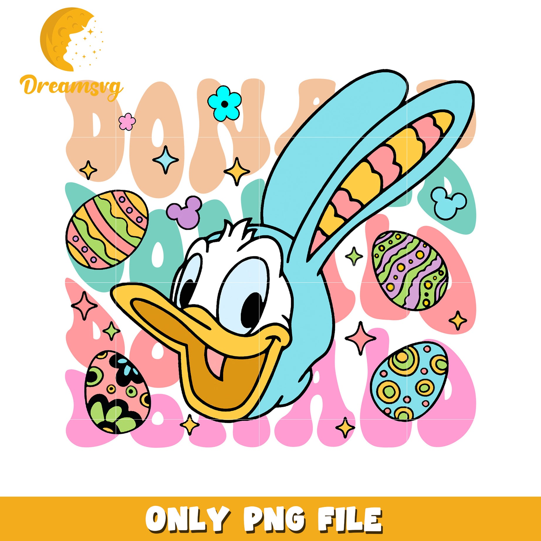 Easter Donald Duck PNG