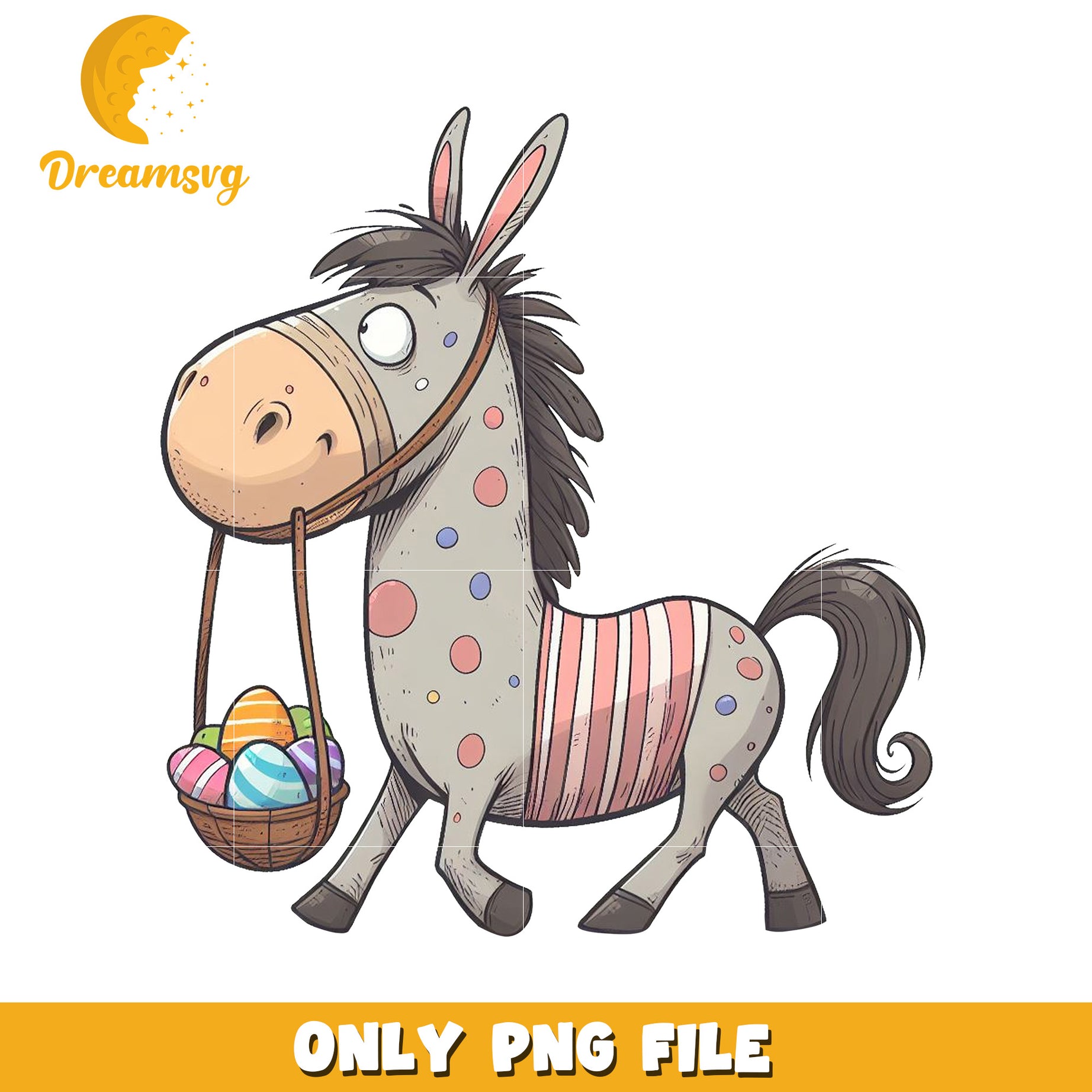 Easter Donkey PNG Clipart