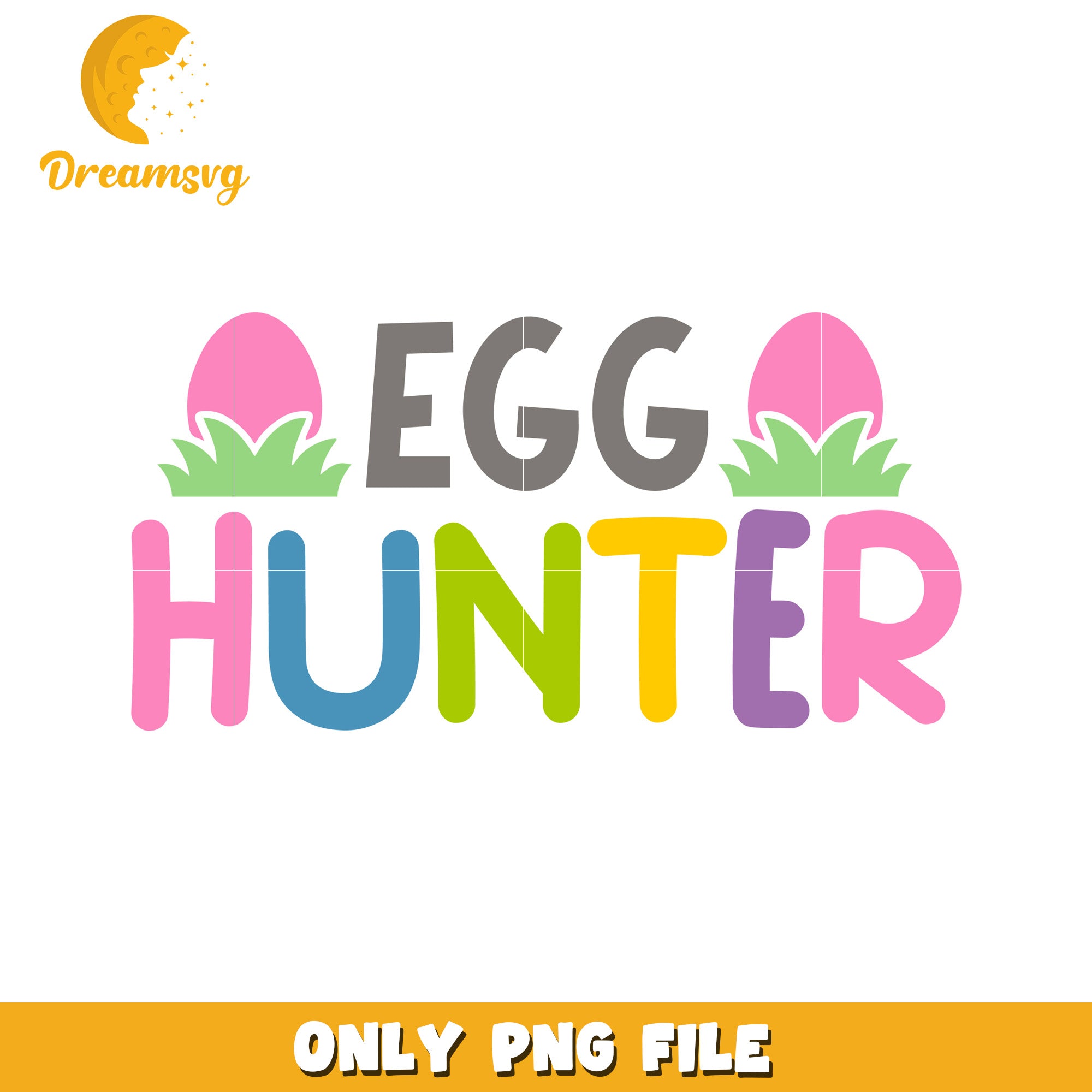 Easter Egg Hunt PNG Graphic Design