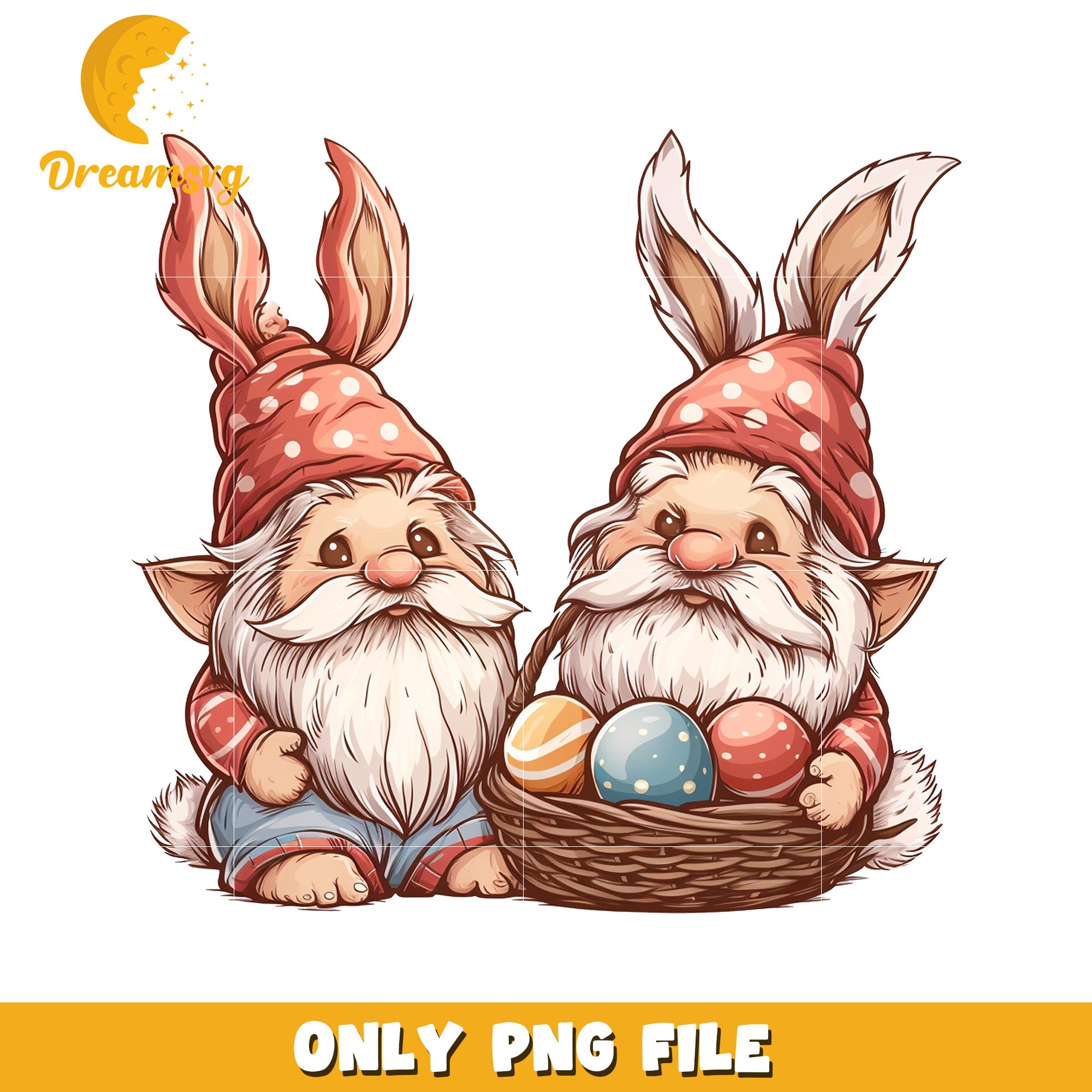 Easter Gnomes PNG Digital Download