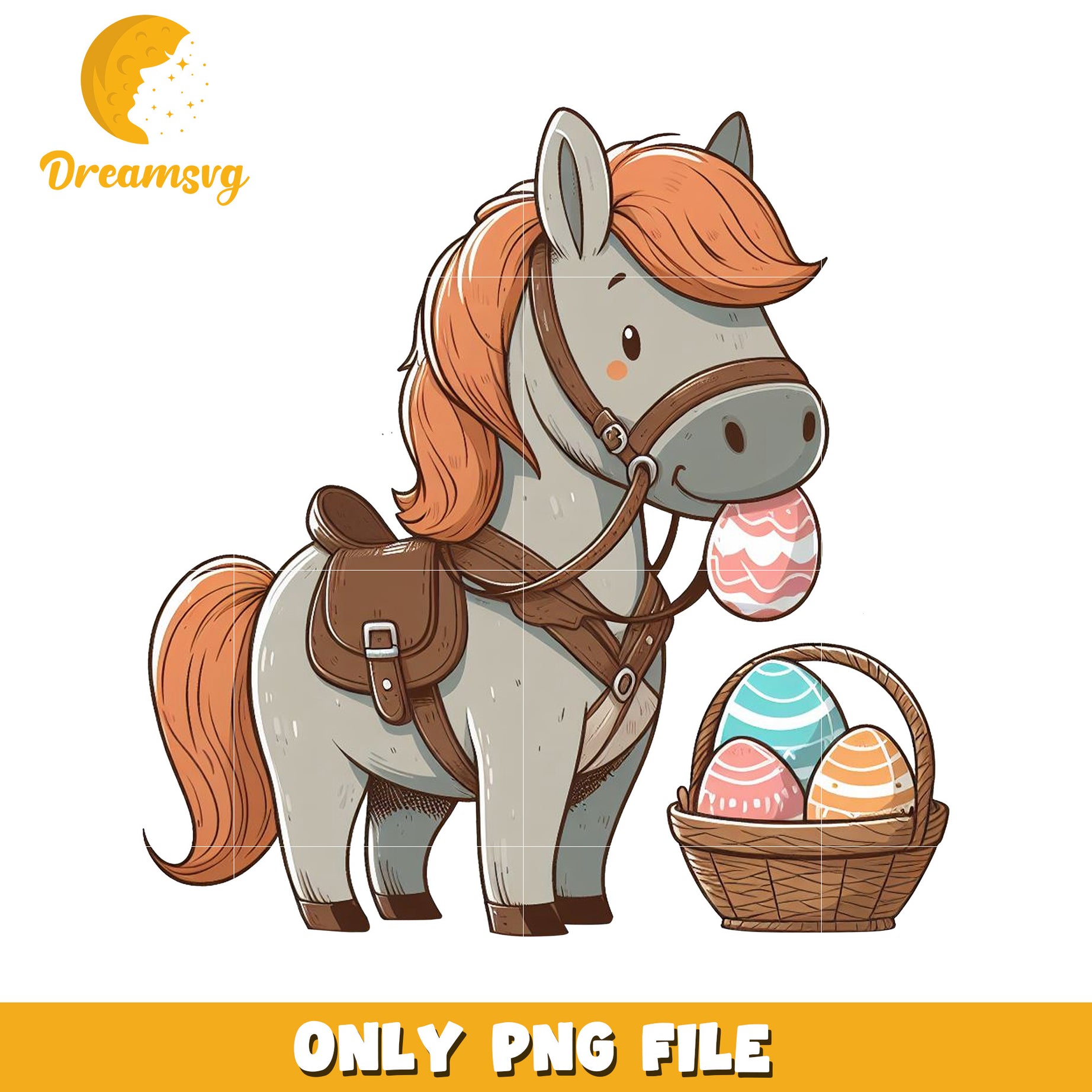 Easter Horse PNG Clipart