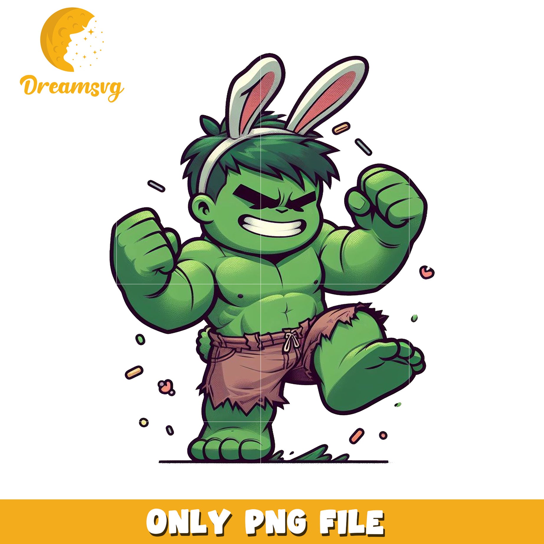 Easter Hulk PNG Clipart