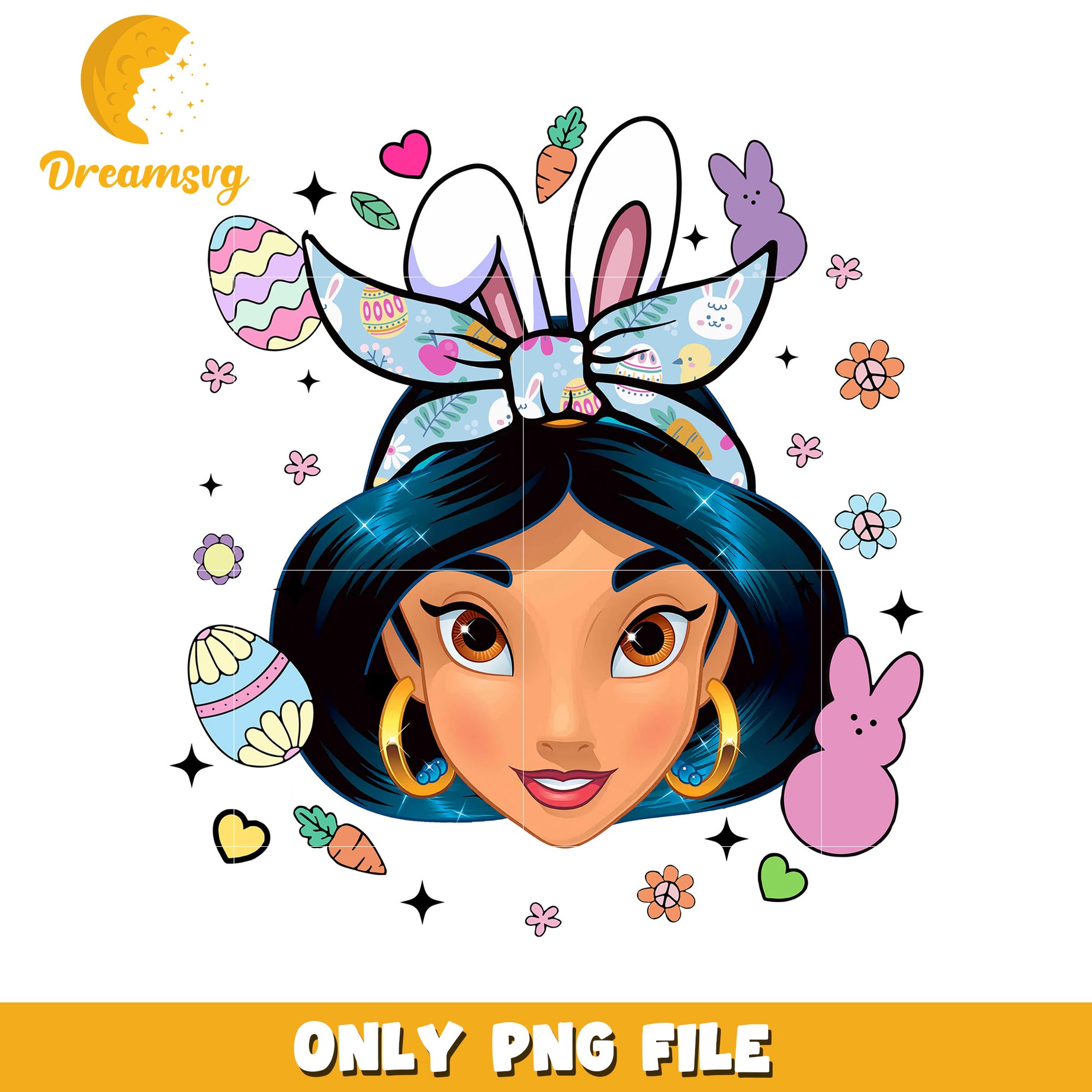 Easter Jasmine PNG Sublimation