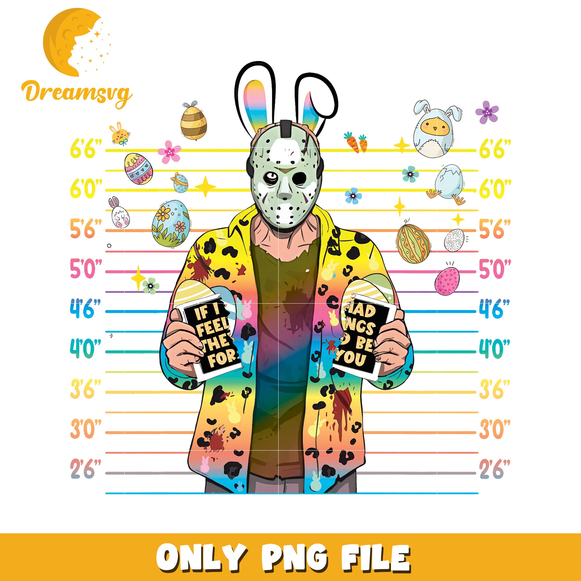 Easter Jason Voorhees PNG Funny Meme