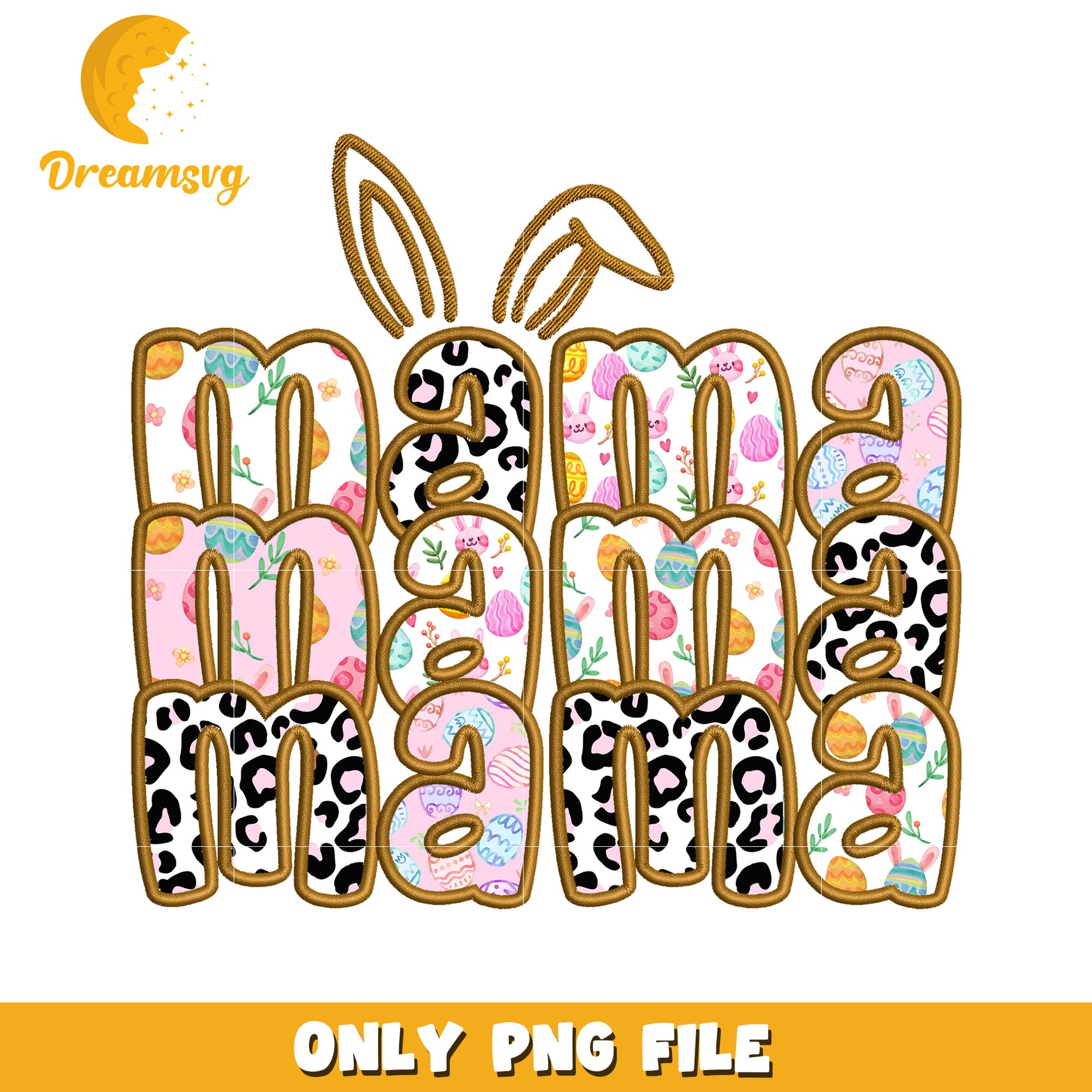 Easter Mama PNG Sublimation Design