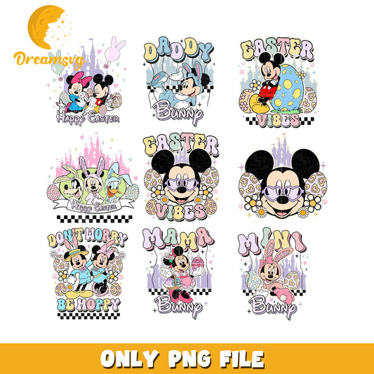 Easter Mickey Mouse PNG Bundle