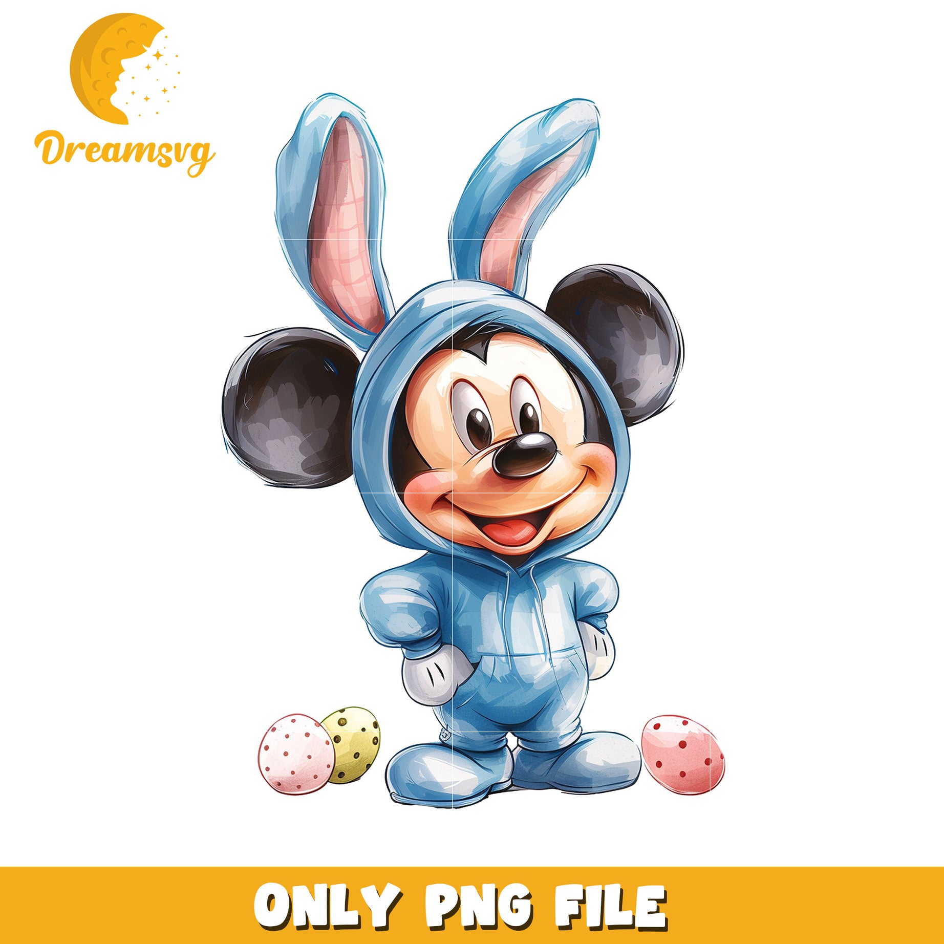 Easter Mickey Mouse PNG Bunny Costume