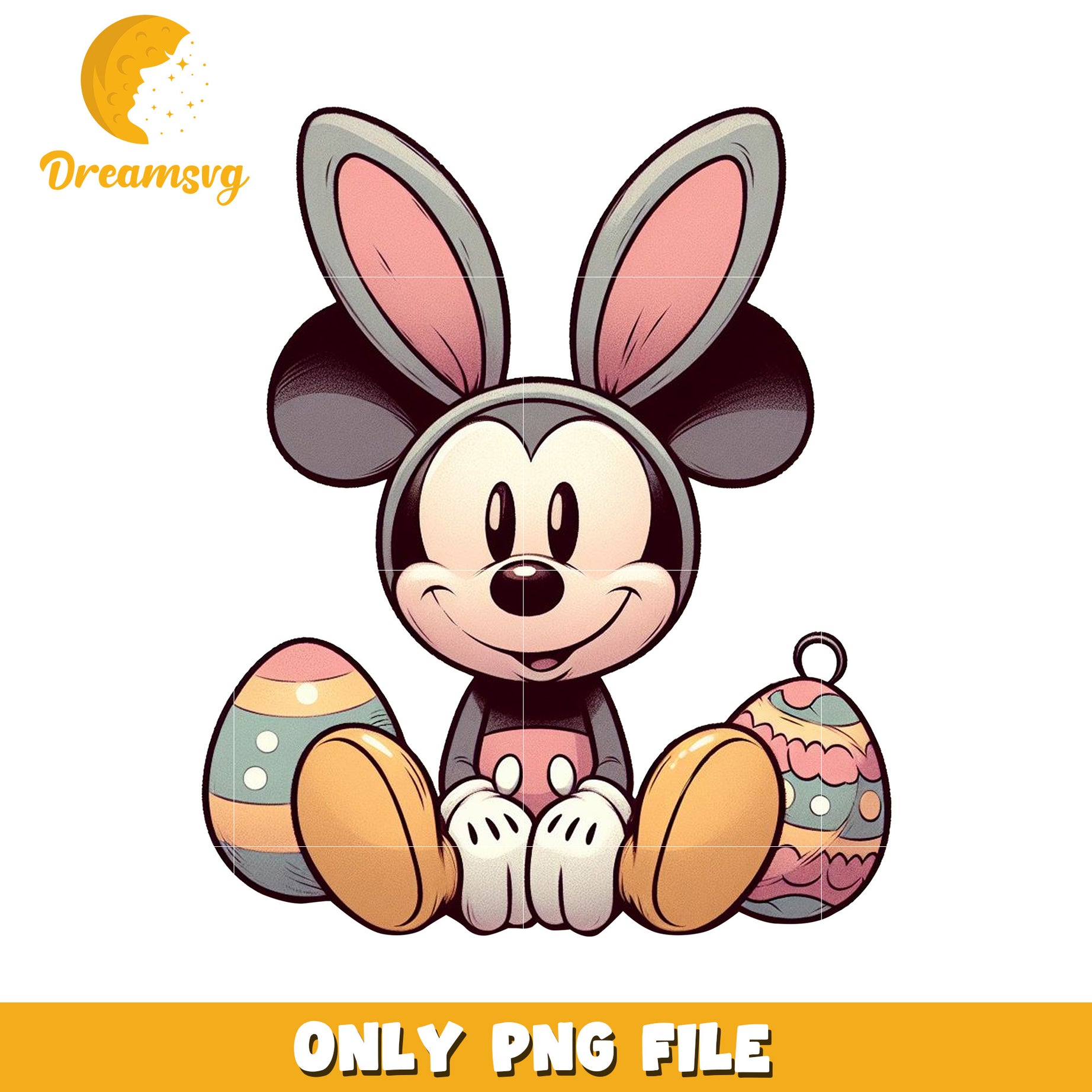 Easter Mickey Mouse PNG Image