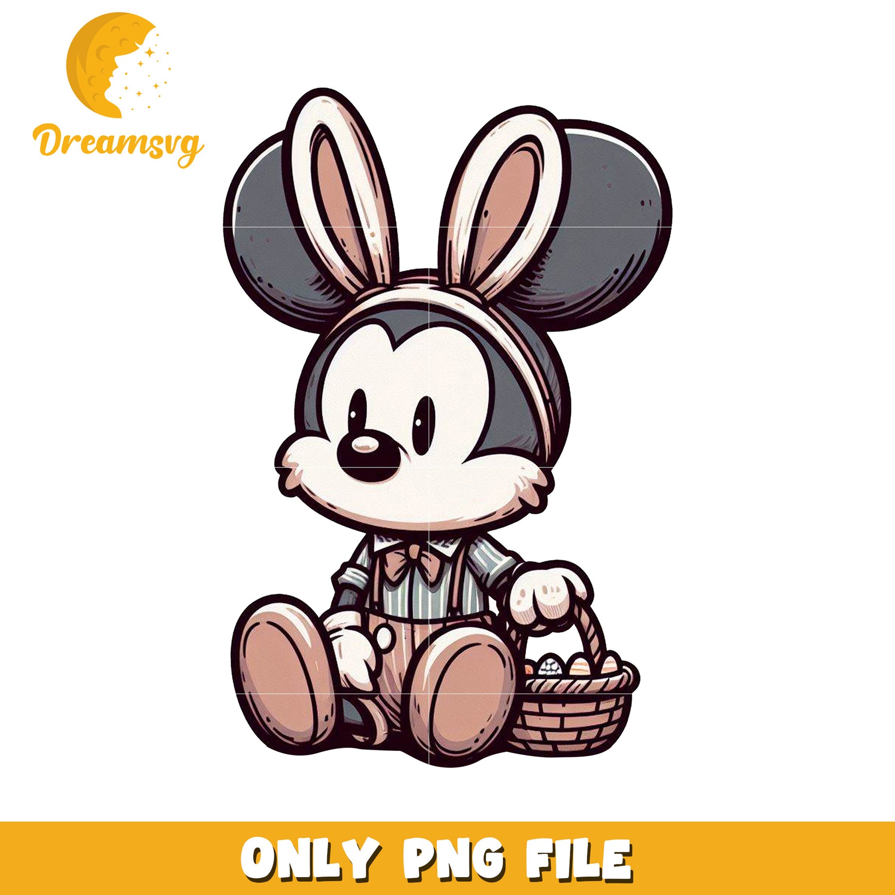 Easter Mickey PNG Clipart