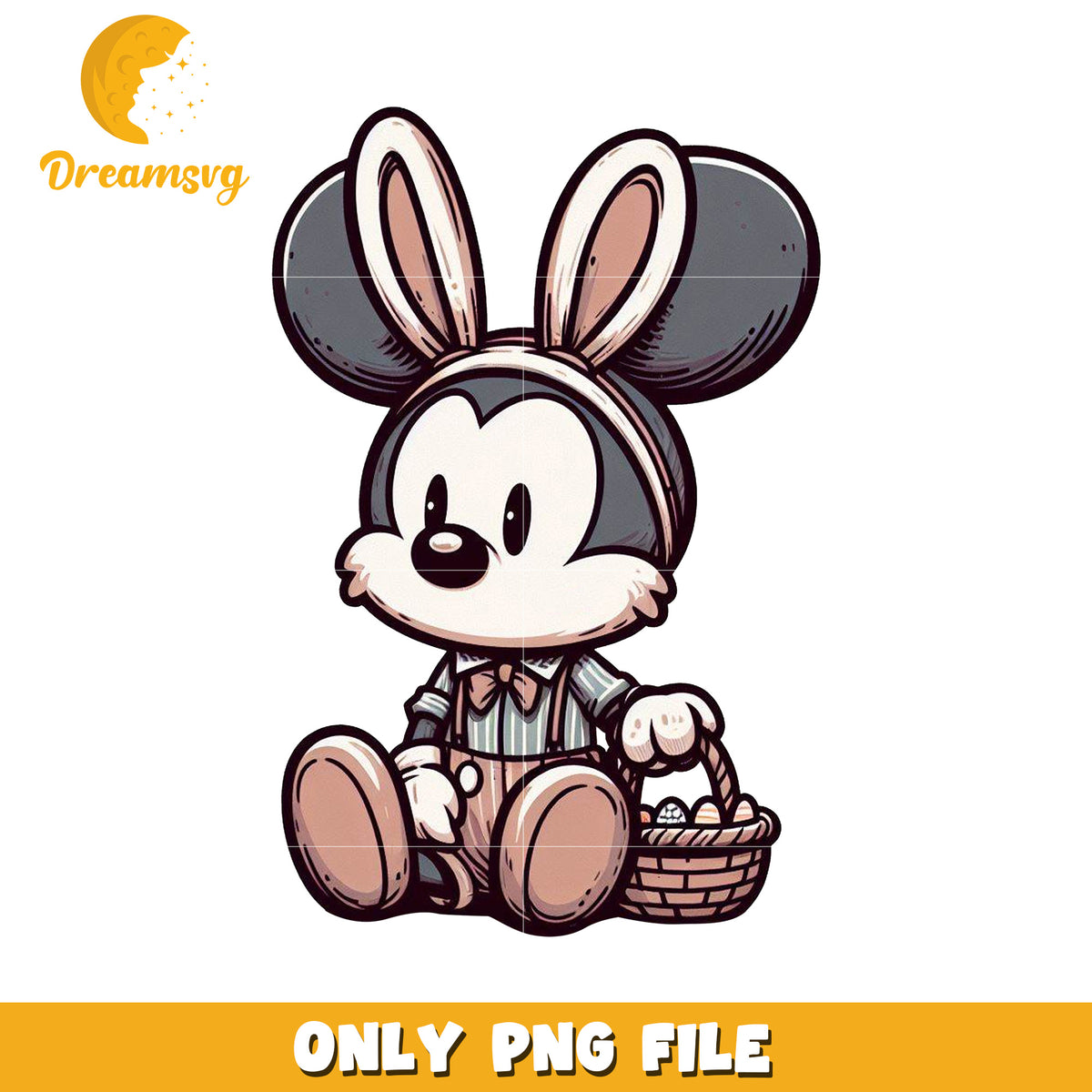 Easter Mickey PNG Clipart – DreamSVG Store