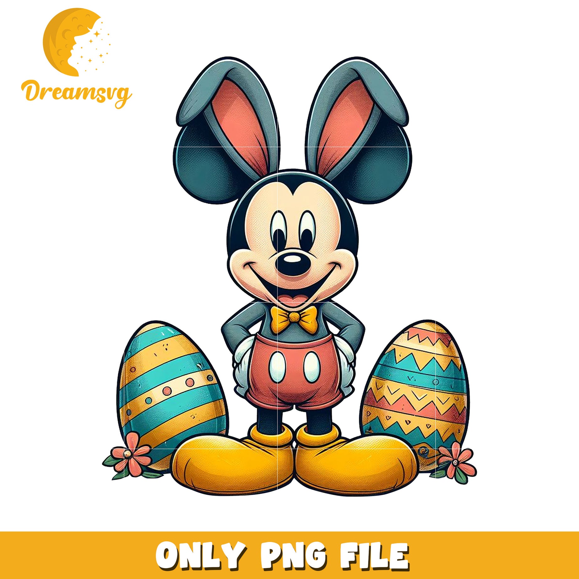 Easter Mickey PNG Design