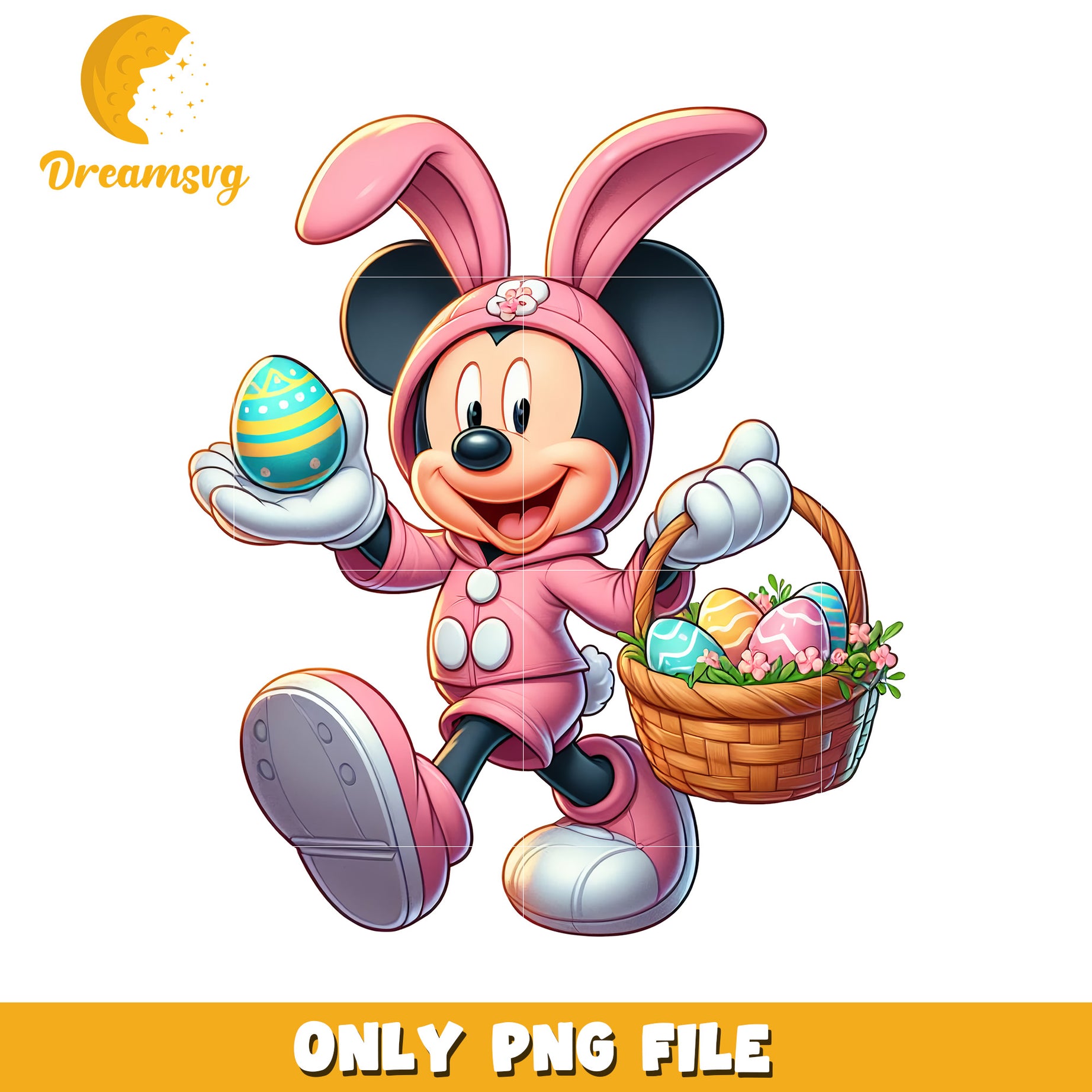 Easter Mickey PNG Digital Download