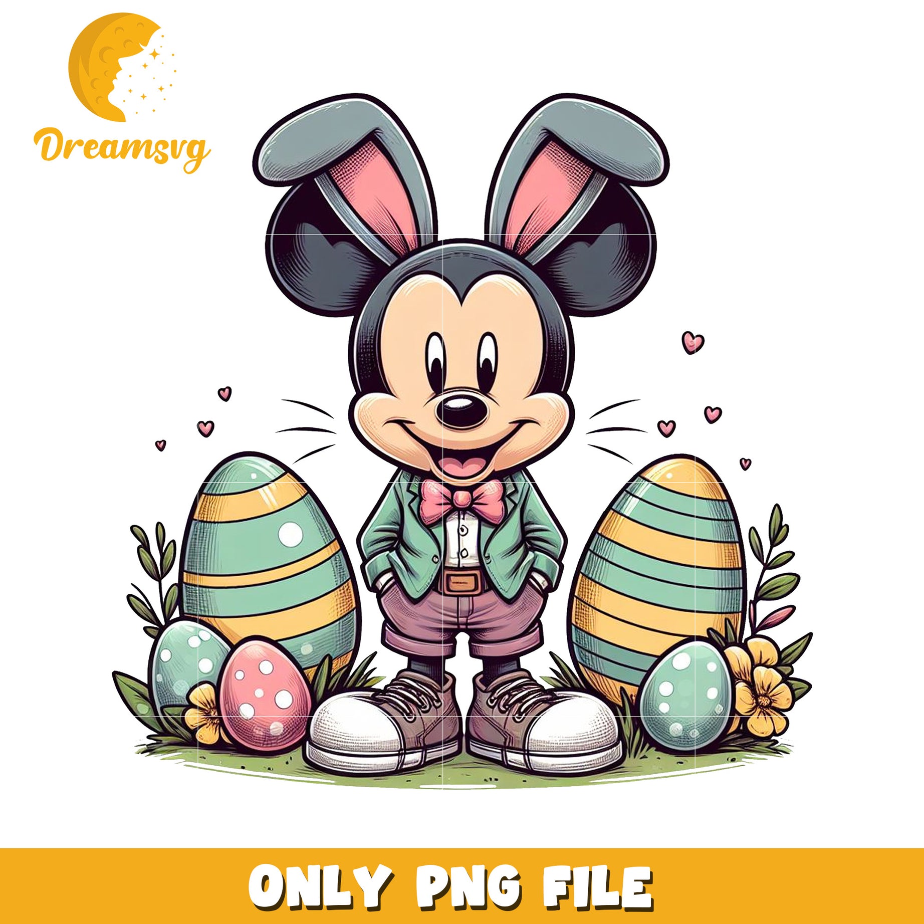 Easter Mickey PNG Sublimation