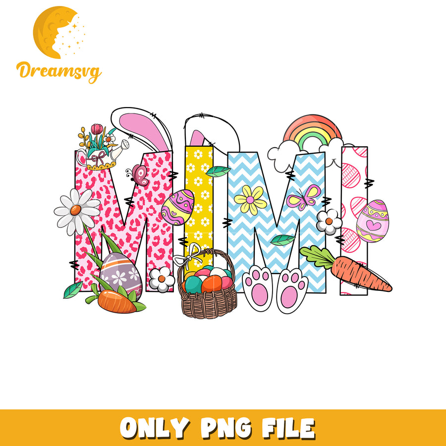 Easter Mimi PNG Design