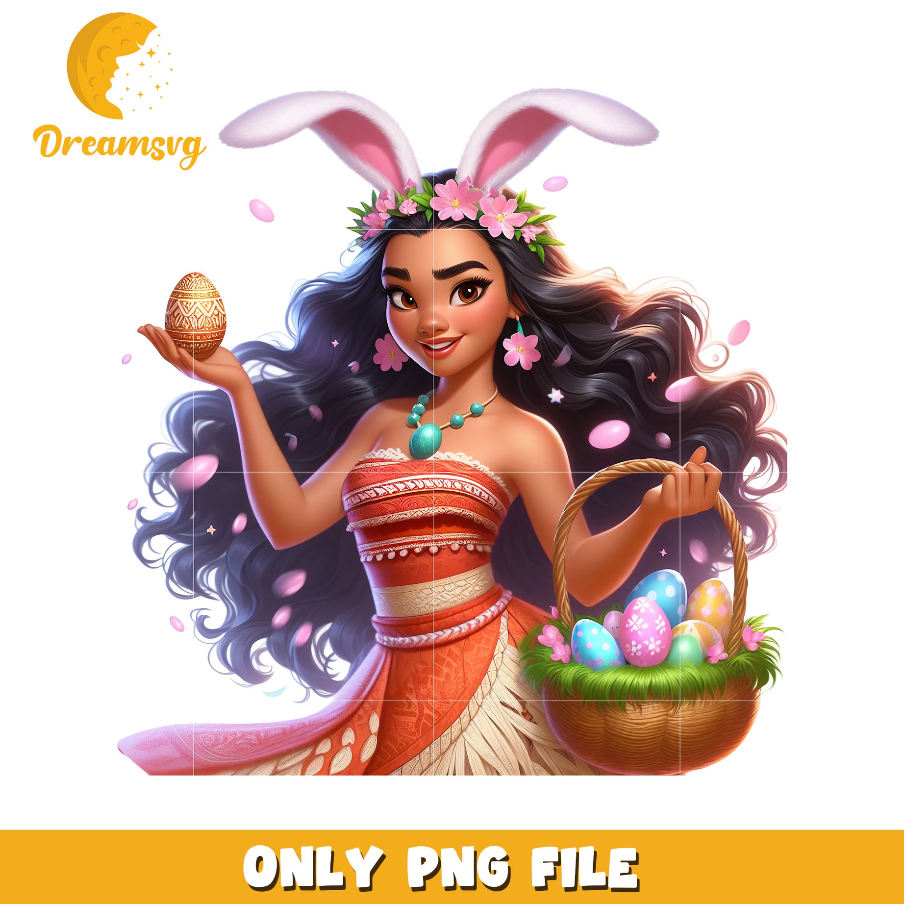 Easter Moana PNG Clipart