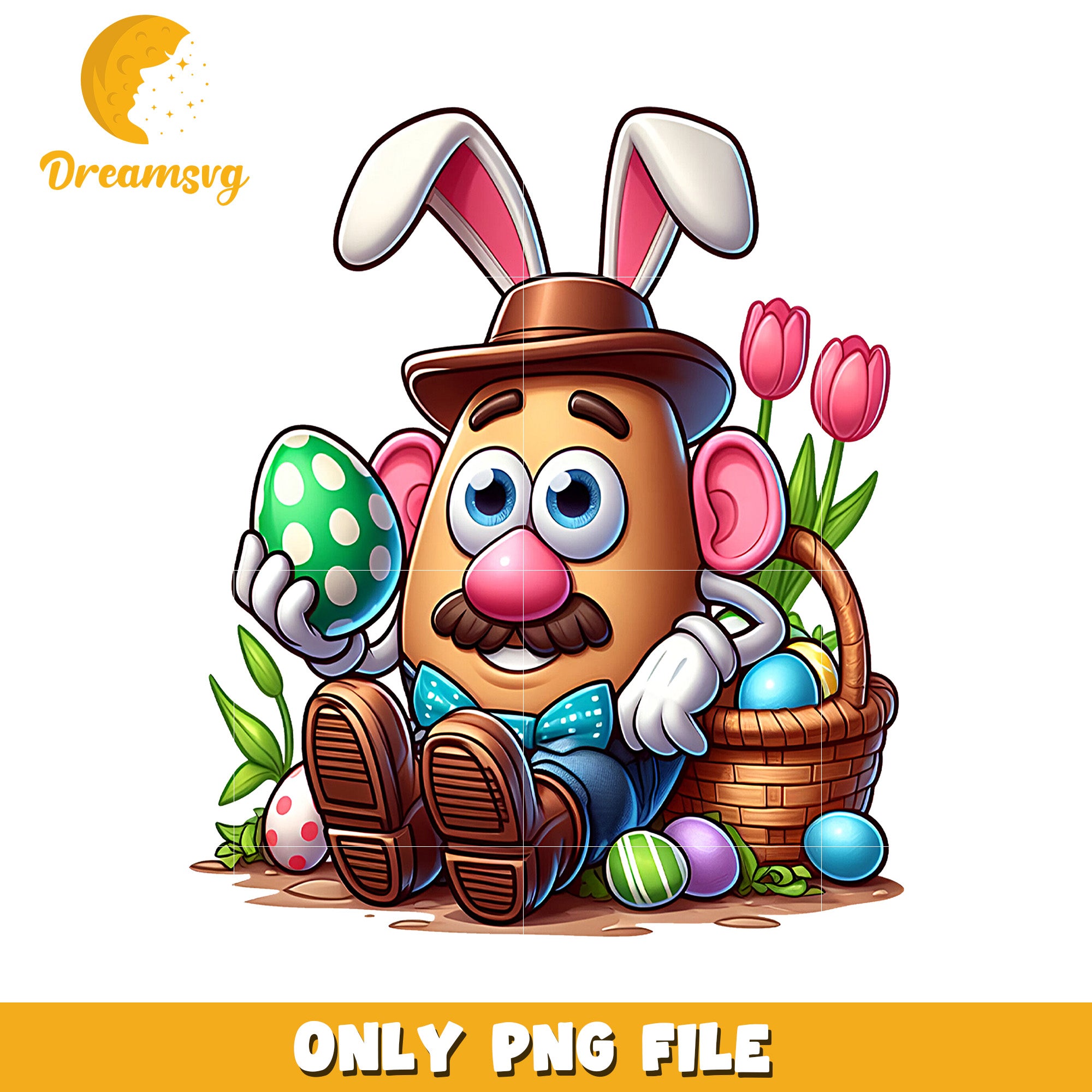 Easter Mr Potato Head PNG