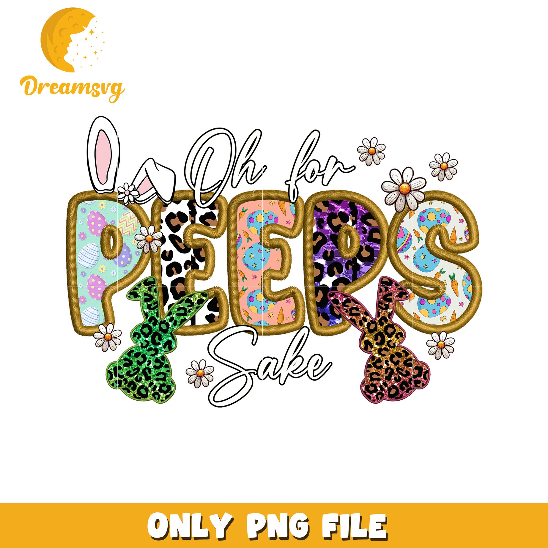 Easter Peeps PNG Design