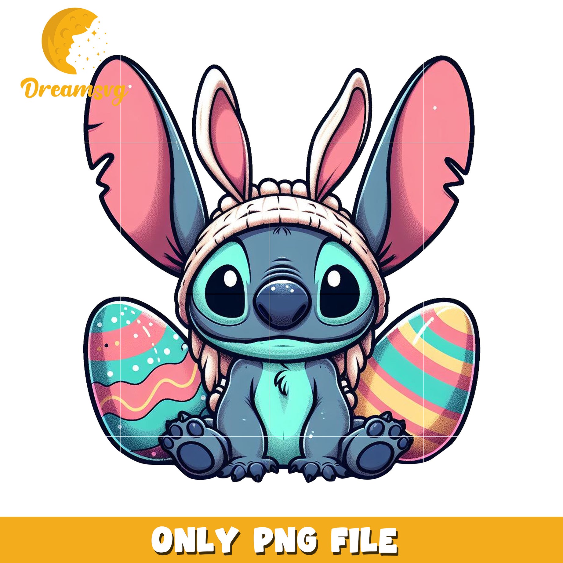 Easter Stitch PNG Design