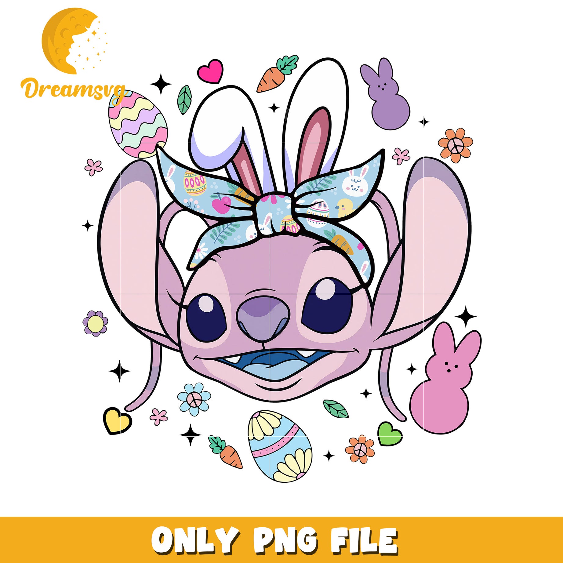 Easter Themed Cute Cartoon Character PNG Download File